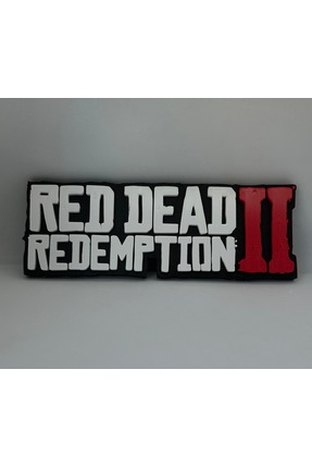 GoKa 3D Craft Red Dead Redemption 2 (RDR2) Premium Duvar Dekoru - Gamer Oda A...