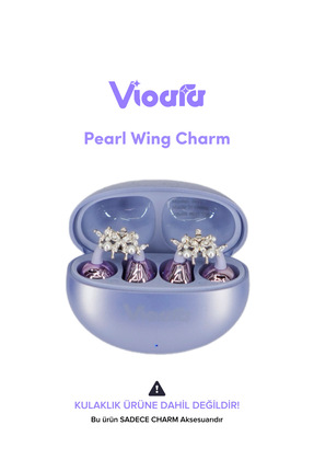 Vioara Charms Klips Kulaklık Uyumlu Charm Süsü (2 ADET)