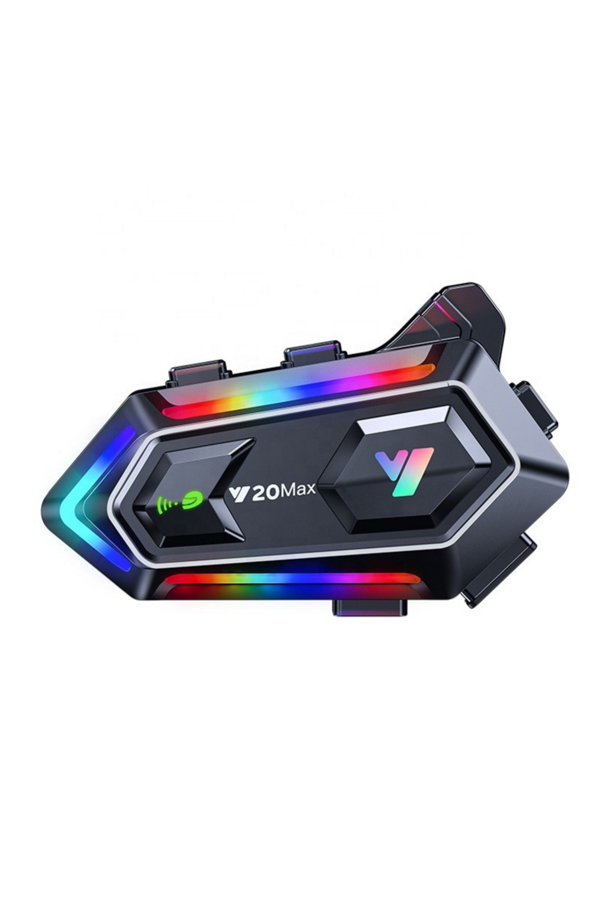 هدست موتورسواری Y20MAX با قابلیت ارتباط دو نفره، ضد آب، با نور RGB و مناسب برای کلاه کاسکت 5.3