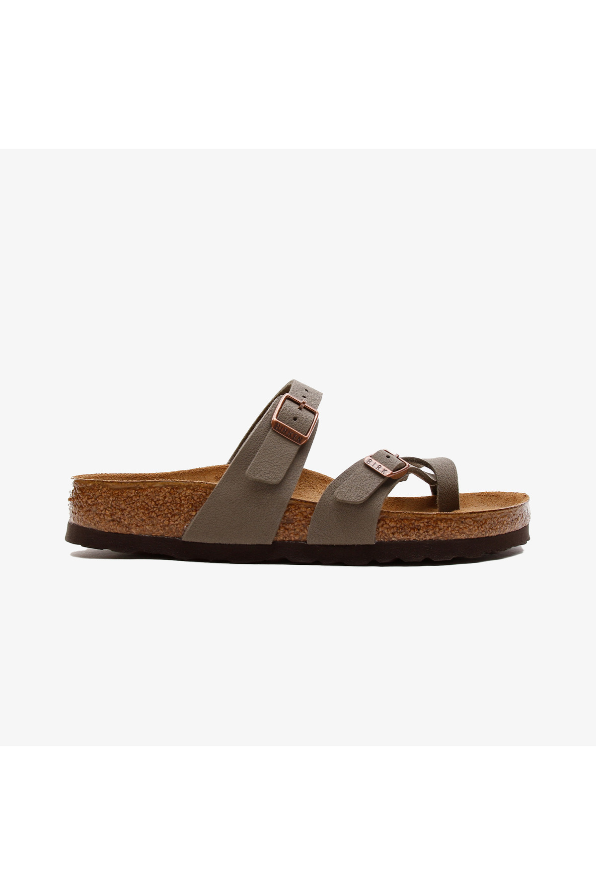 دمپایی‌های قهوه‌ای زنانه Mayari BF مدل Juststep بیرکن استاک دمپایی Birkenstock