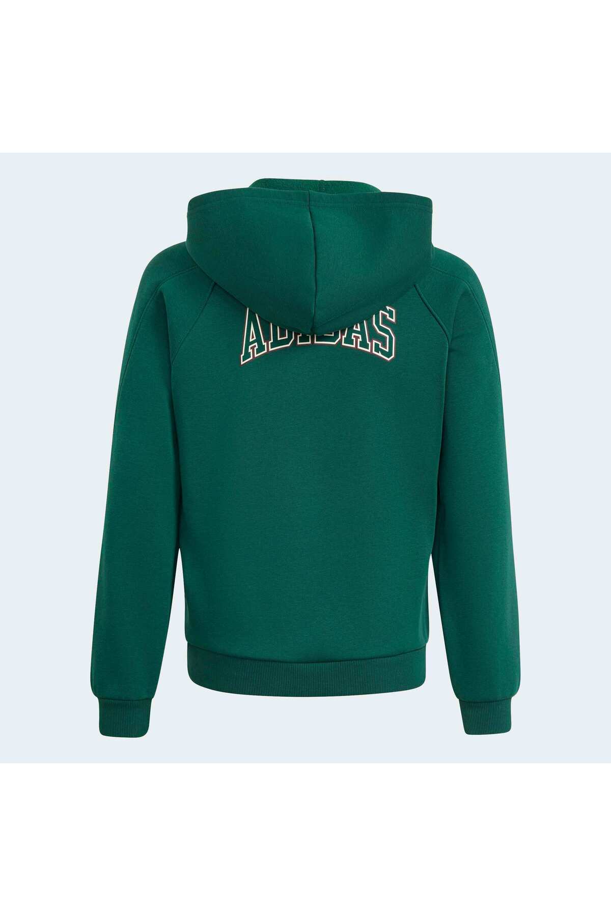 adidas J Clgt Fz Hd Genç Spor Sweatshirt KS5142 görsel 3