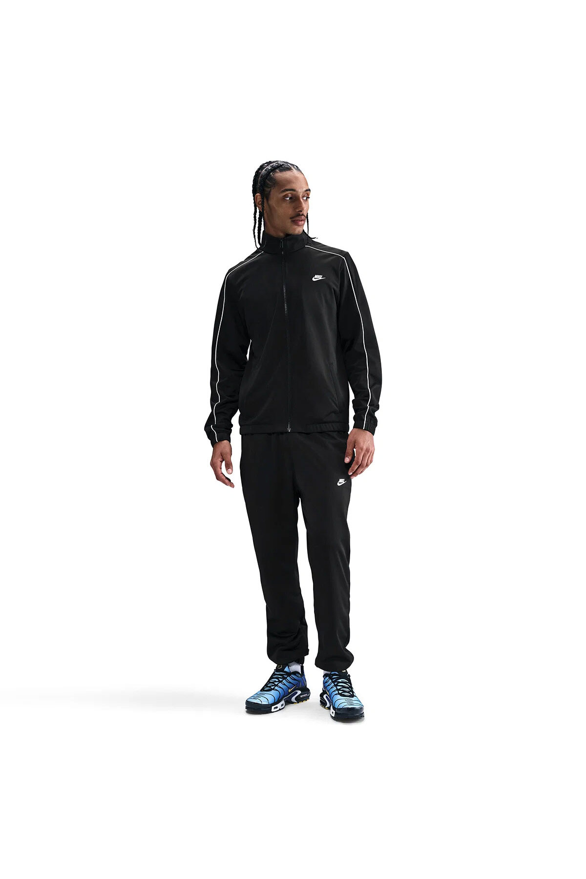 Nike Sportswear Club Polyester Örgü Erkek Eşofmanı HV1444-010 — مشکی HV1444010