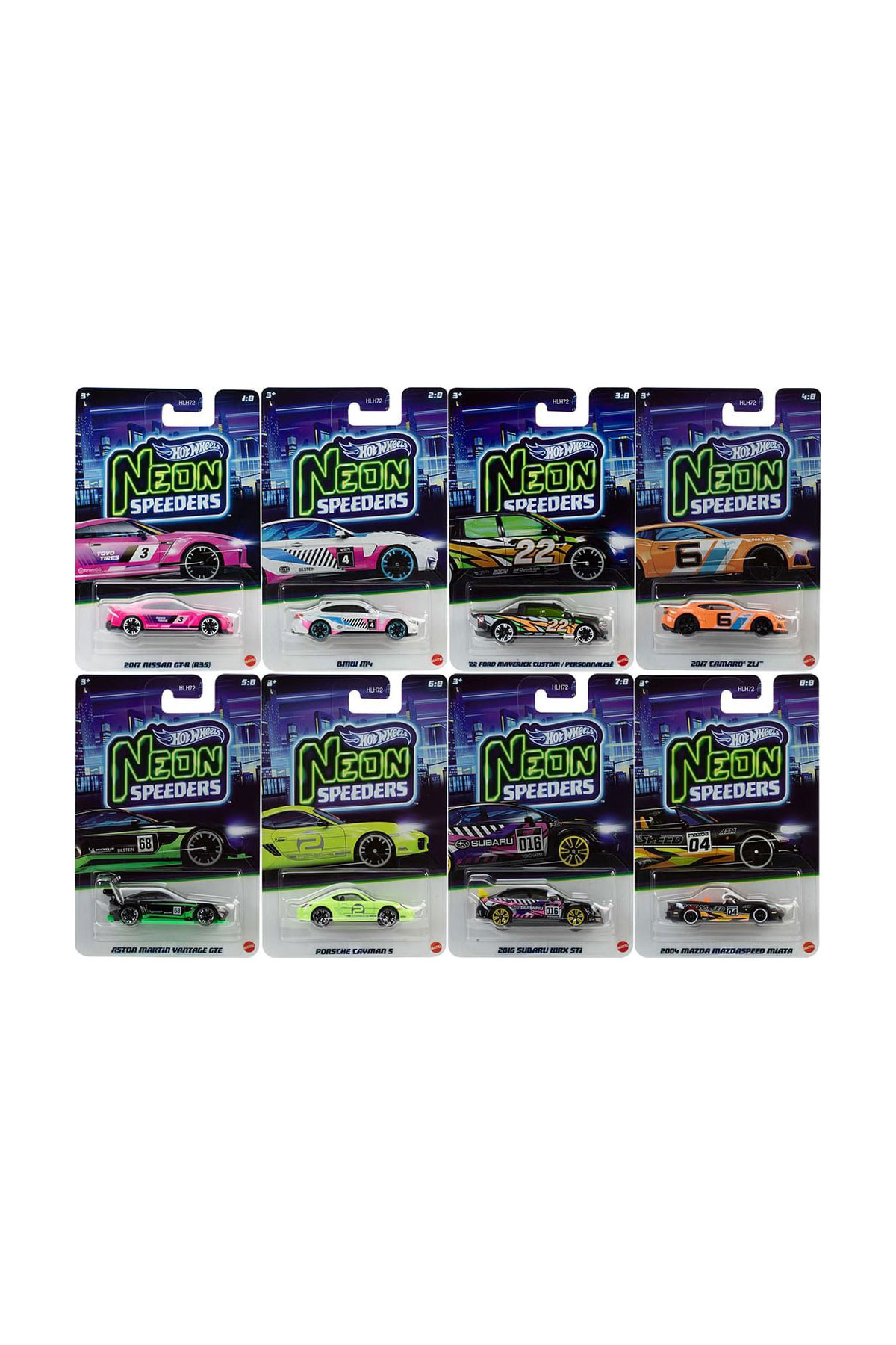 HOT WHEELS Neon Speeders HLH72-979G 10'lu Set - Fiyatı