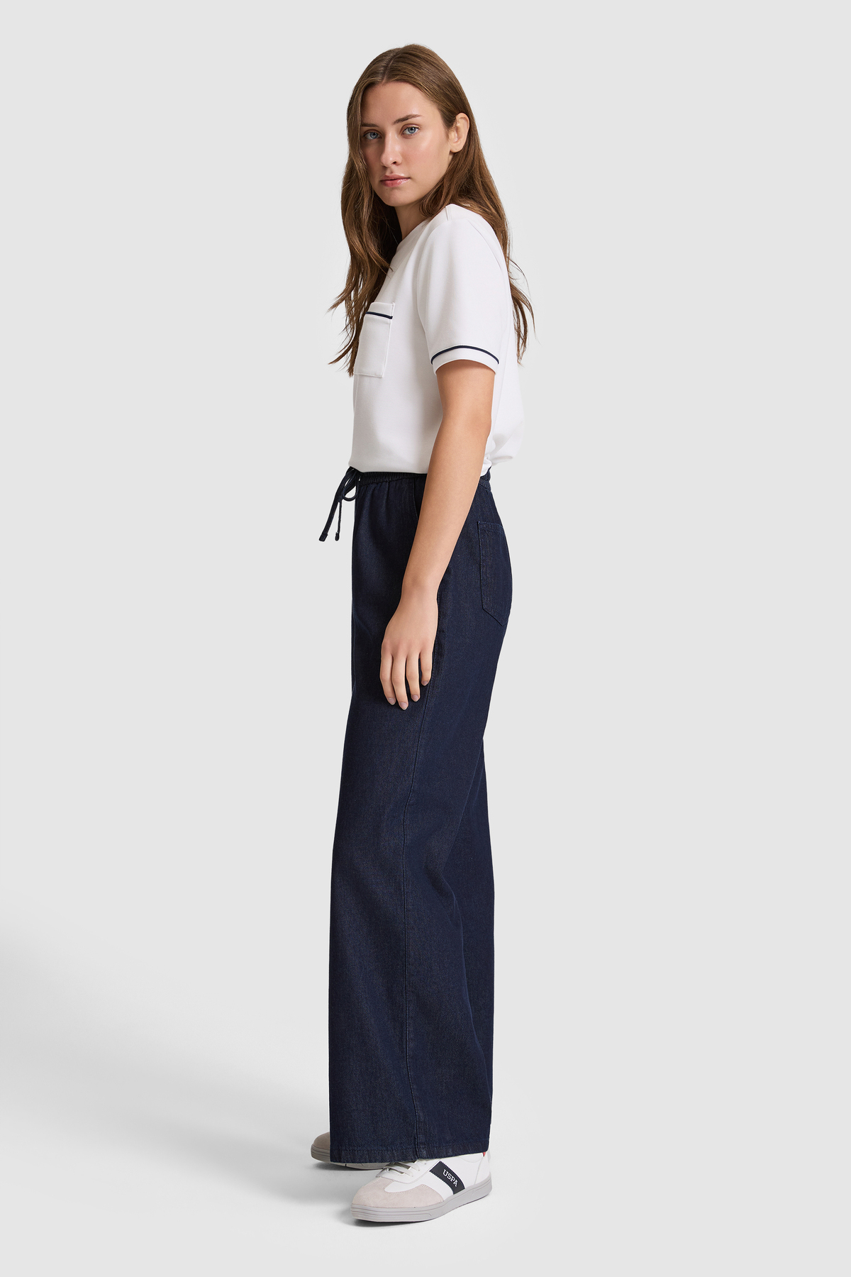 U.S. Polo Assn. Kadın Jean Pantolon 50325216-DN0013 görsel 3