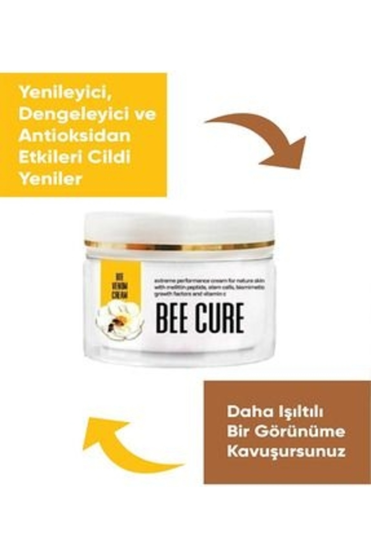 Cream 100ML Arı Kremi Vücut Sızıları ve Bakım Için 2 Adet — GU-EYF-21332-AGC01 — تصویر 3 از 3