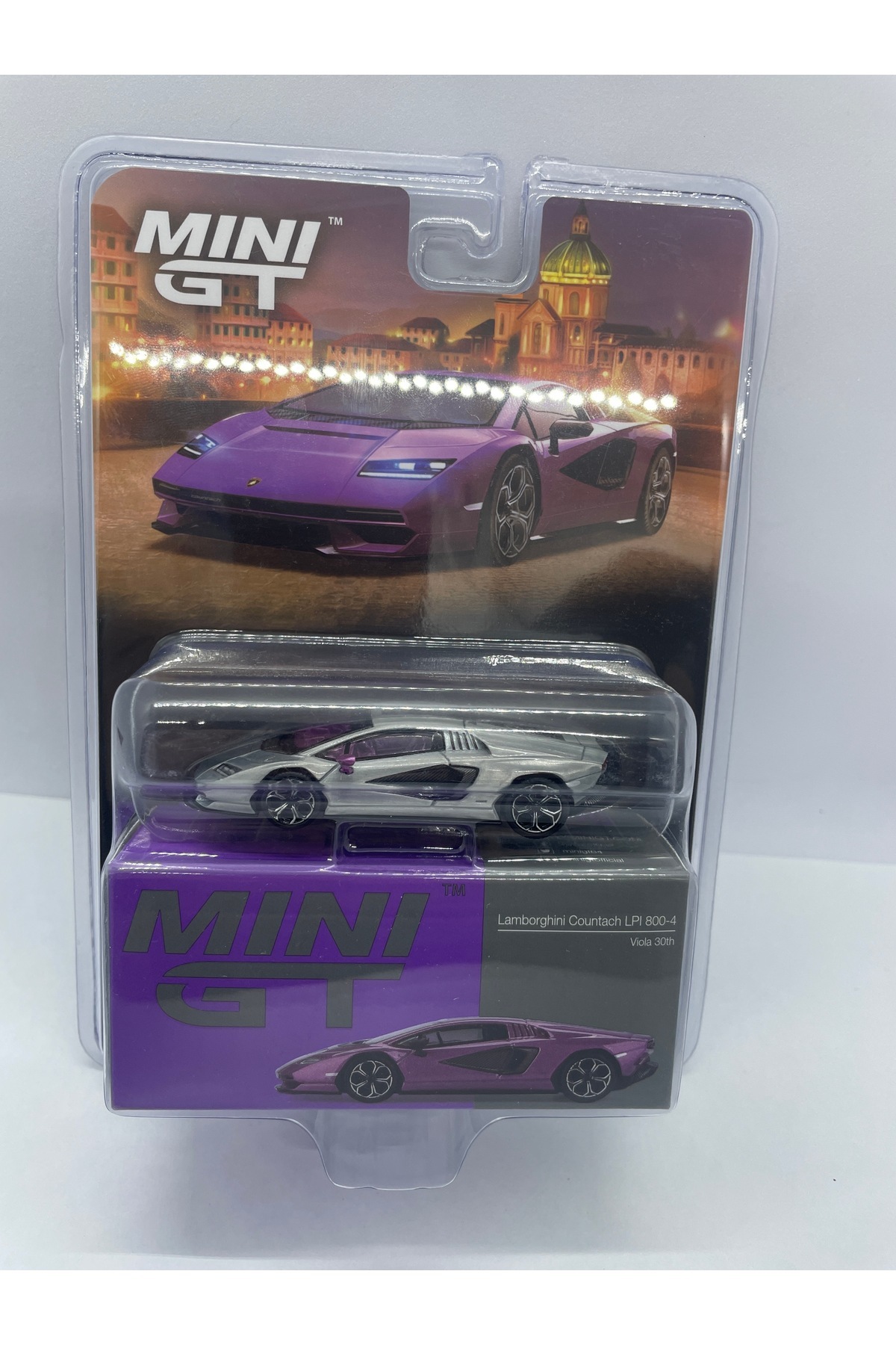 mini gt LAMBORGHINI COUNTACH LPI 800-4 VIOLA 30TH CHASE SERIES