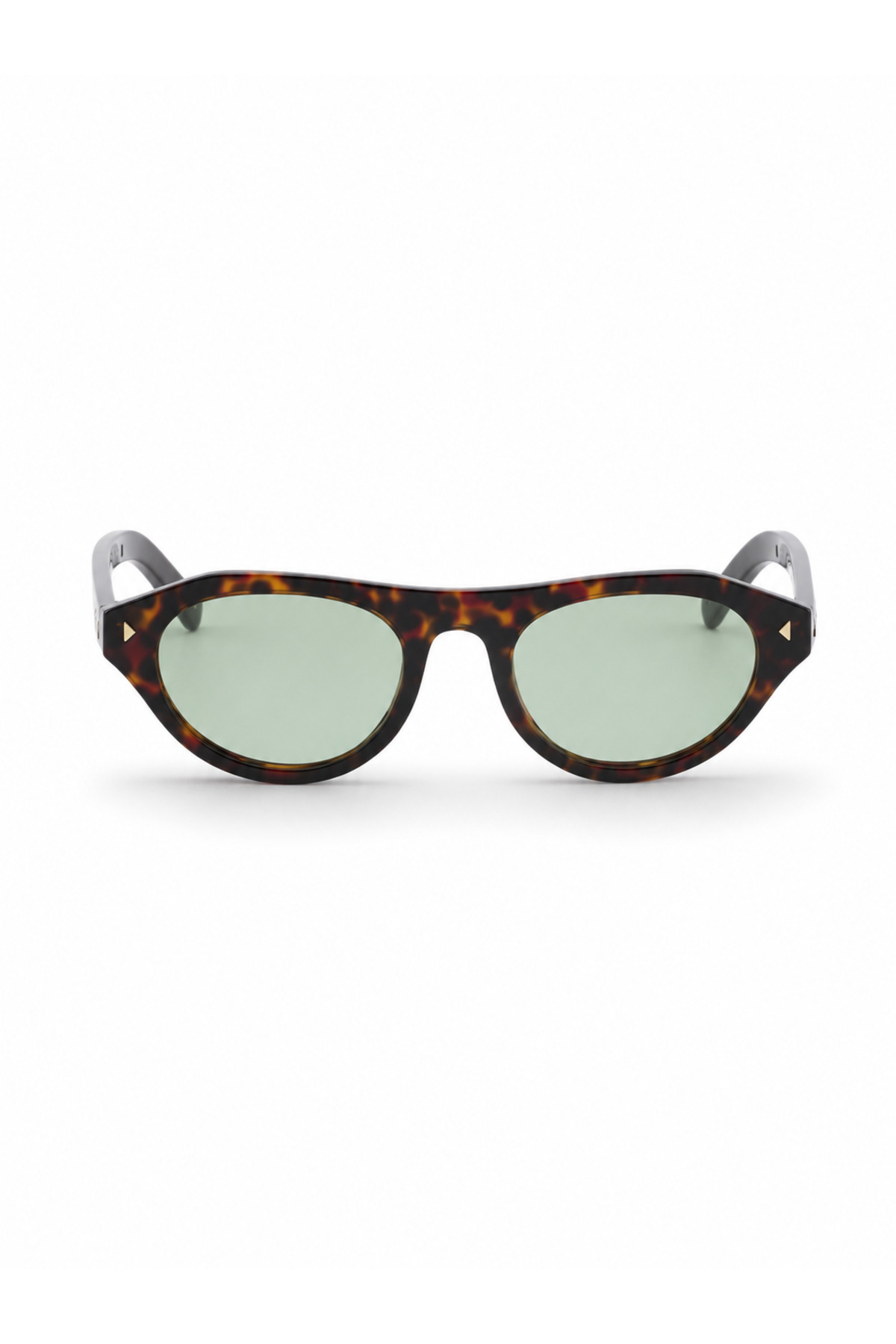 TomyHelf Retro Chic Leopar Desenli Mint Yeşil Camlı Popüler Güneş Gözlüğü B15S görsel 2