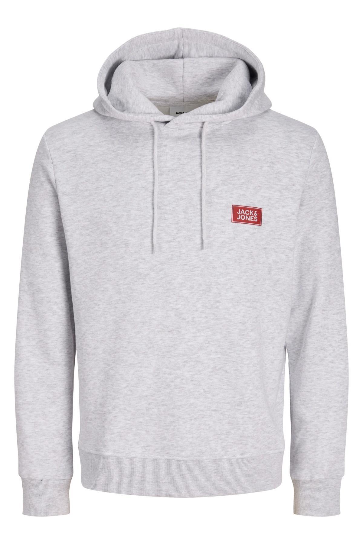 سویشرت کلاه‌دار مردانه JJRUSH، راحت، نخی، غیررسمی جک اند جونز سویشرت Jack & Jones