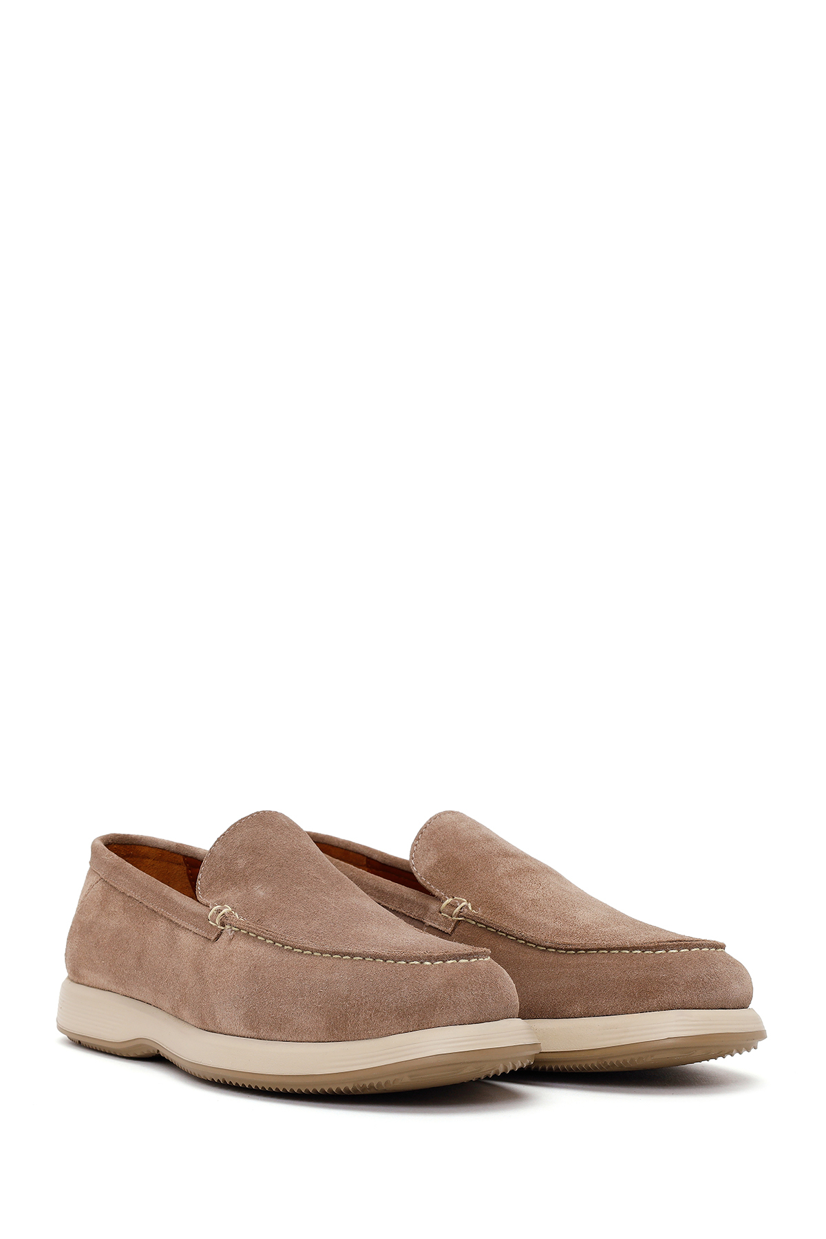Derimod Erkek Vizon Süet Deri Loafer 26SFD765910 görsel 2