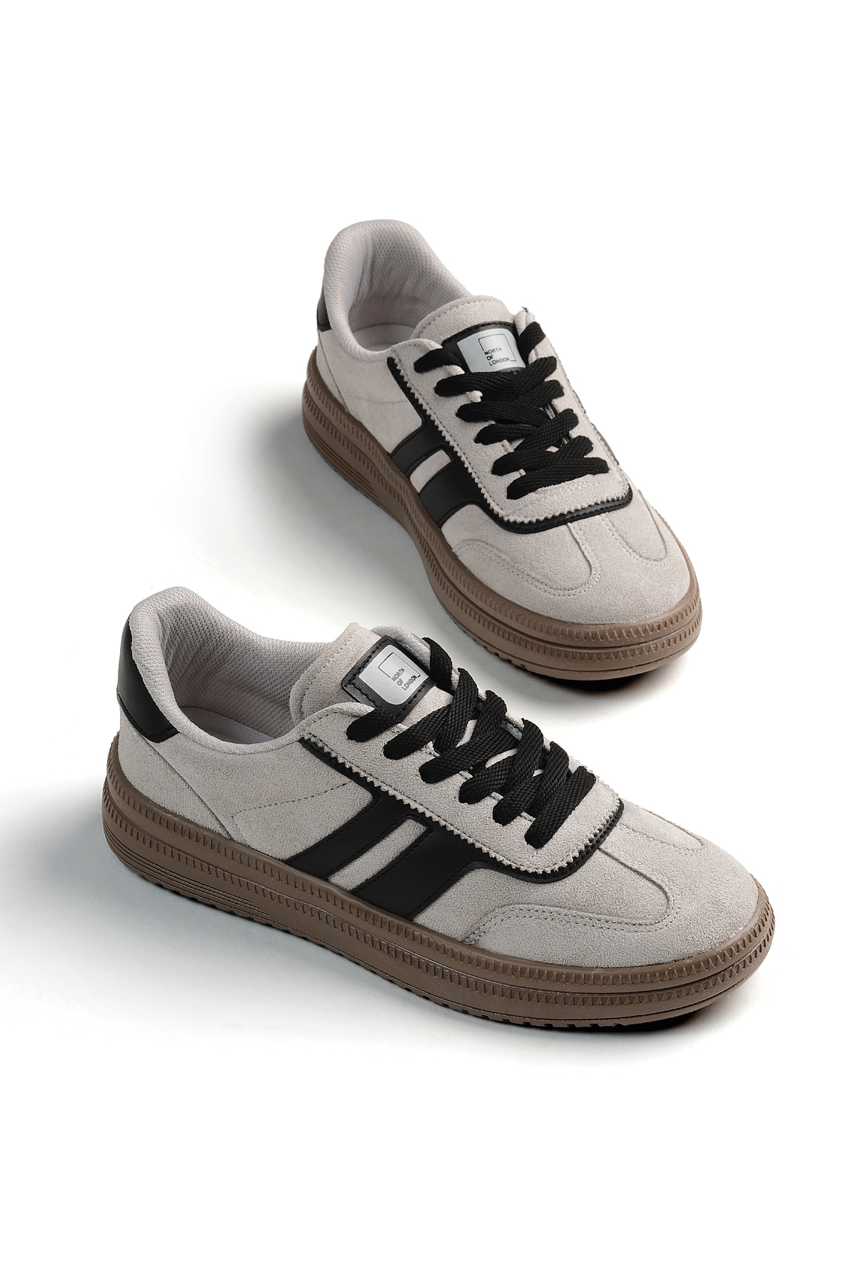 Tonny Black Kadın Buz Siyah Rahat Kalıp Kaymaz Taban Sneaker