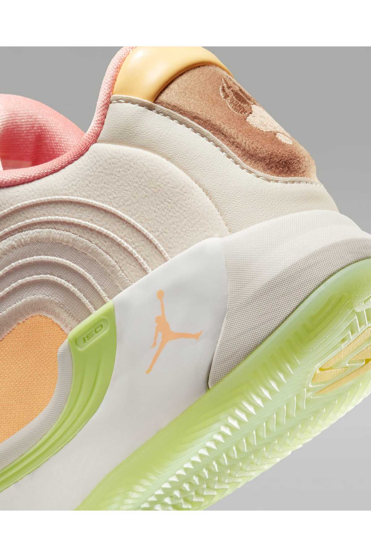 Nike Jordan Luka 4 'Light Orewood and Tangerine' UNISEX Basketbol Ayakkabısı (Blue Sport ) görsel 4