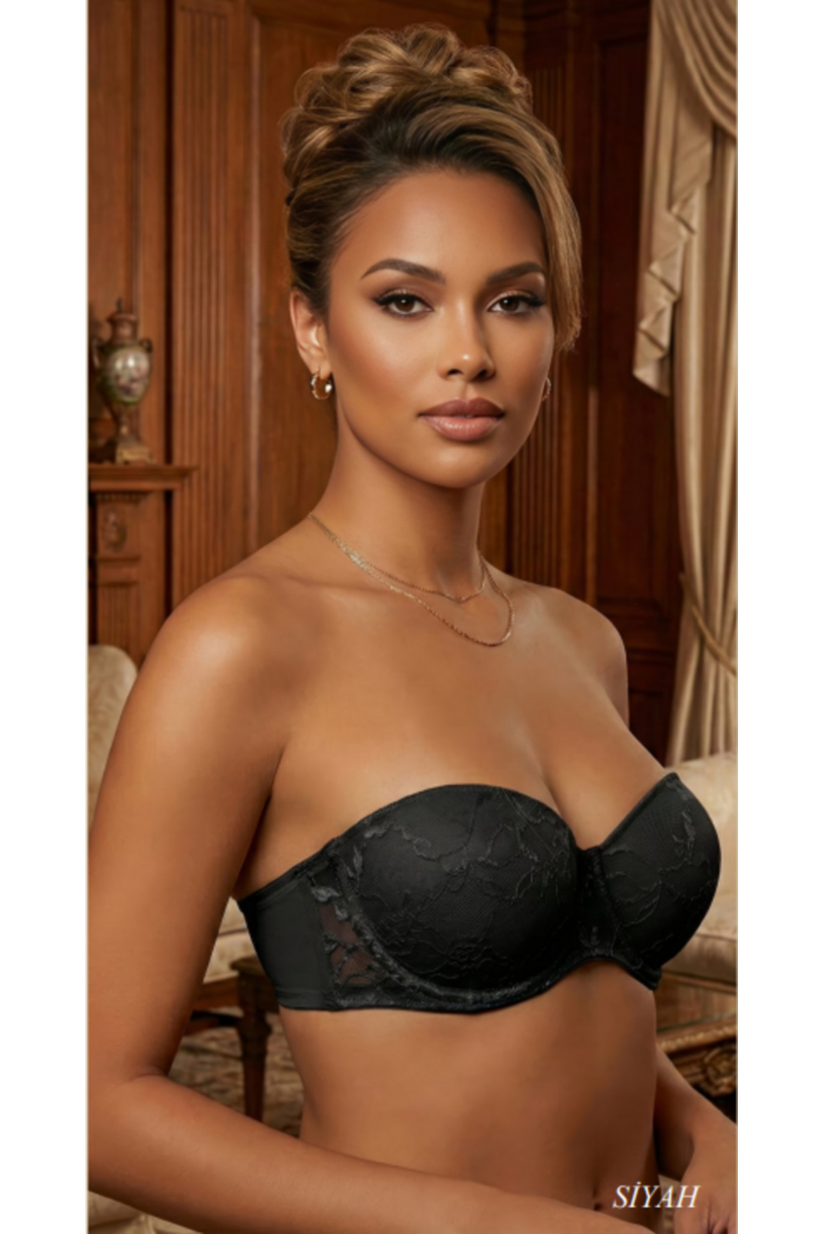 LEJARDIN GLORIA PUSH UP DANTELLİ KADIN SÜTYEN YENİ MODEL SİYAH