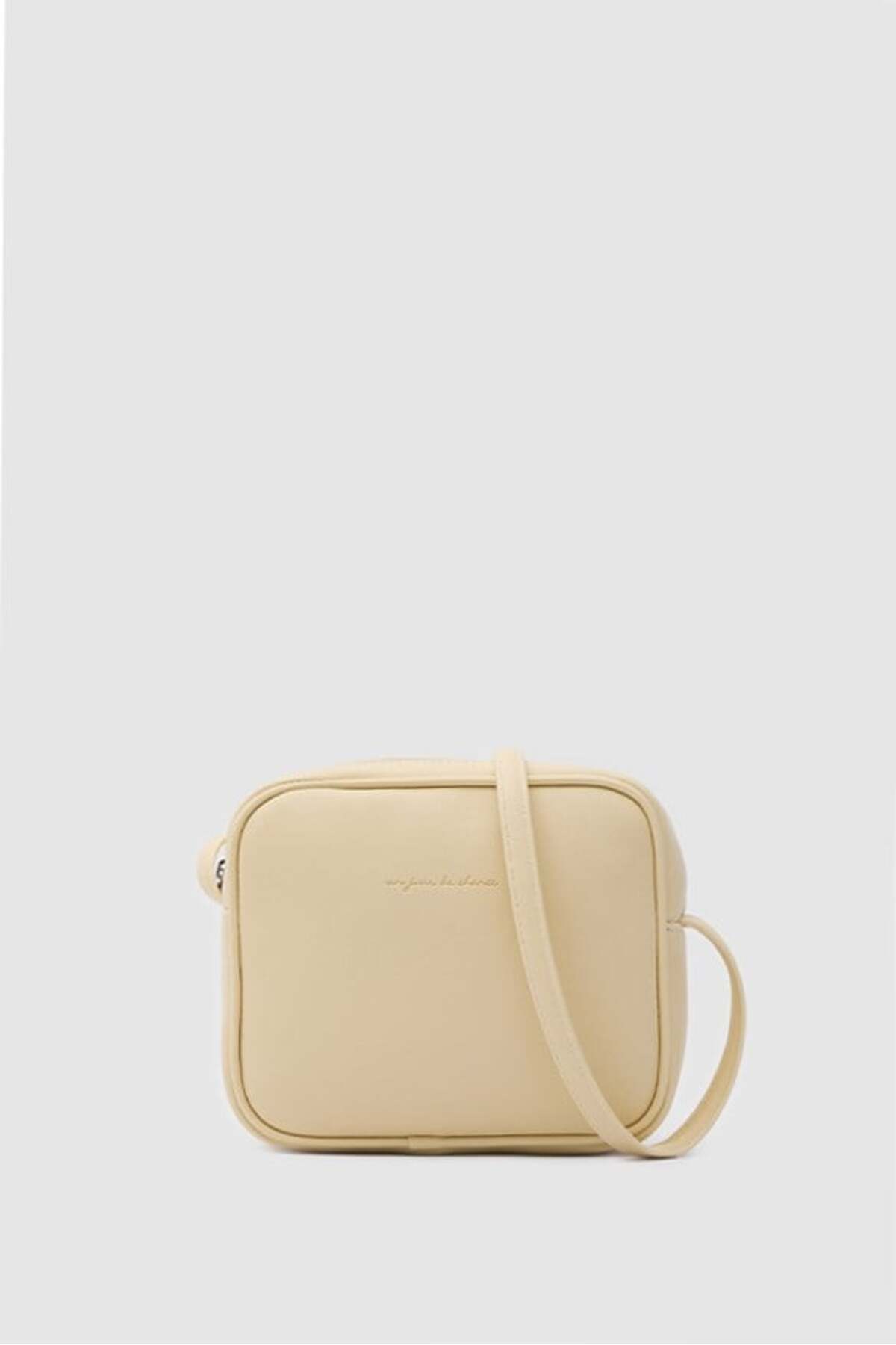 Shule Bags Lina Çapraz Çanta Butter Yellow görsel 2
