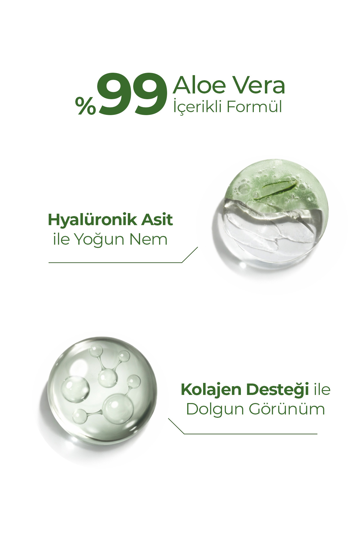 Aloe Vera Jel 120 ml – Cildi Yatıştırıcı, Nemlendirici & Onarıcı Jel Formül — 202003084 — تصویر 2 از 4