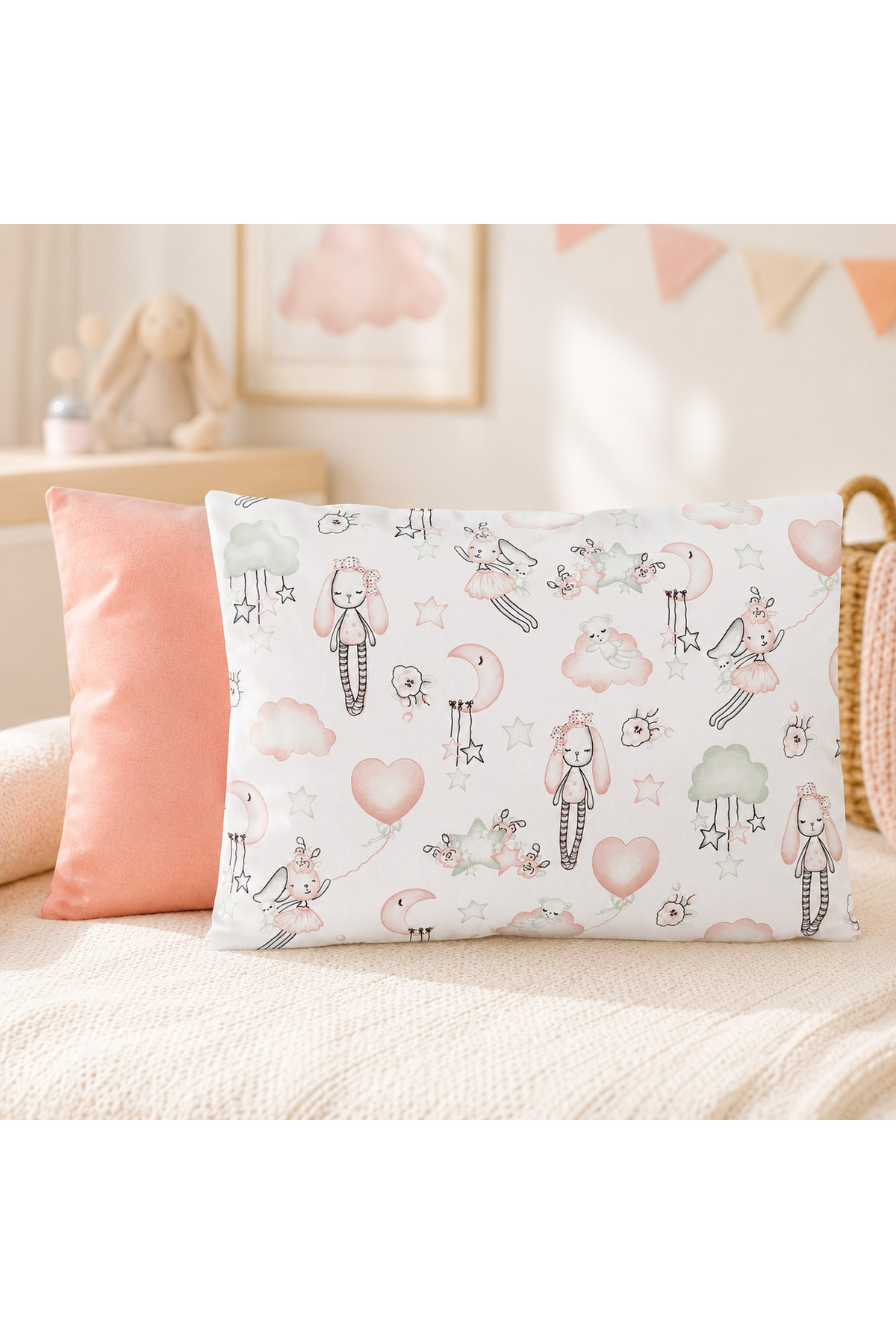100% Cotton 2-Piece Pillowcase Baby & Child 35 x 45 cm
