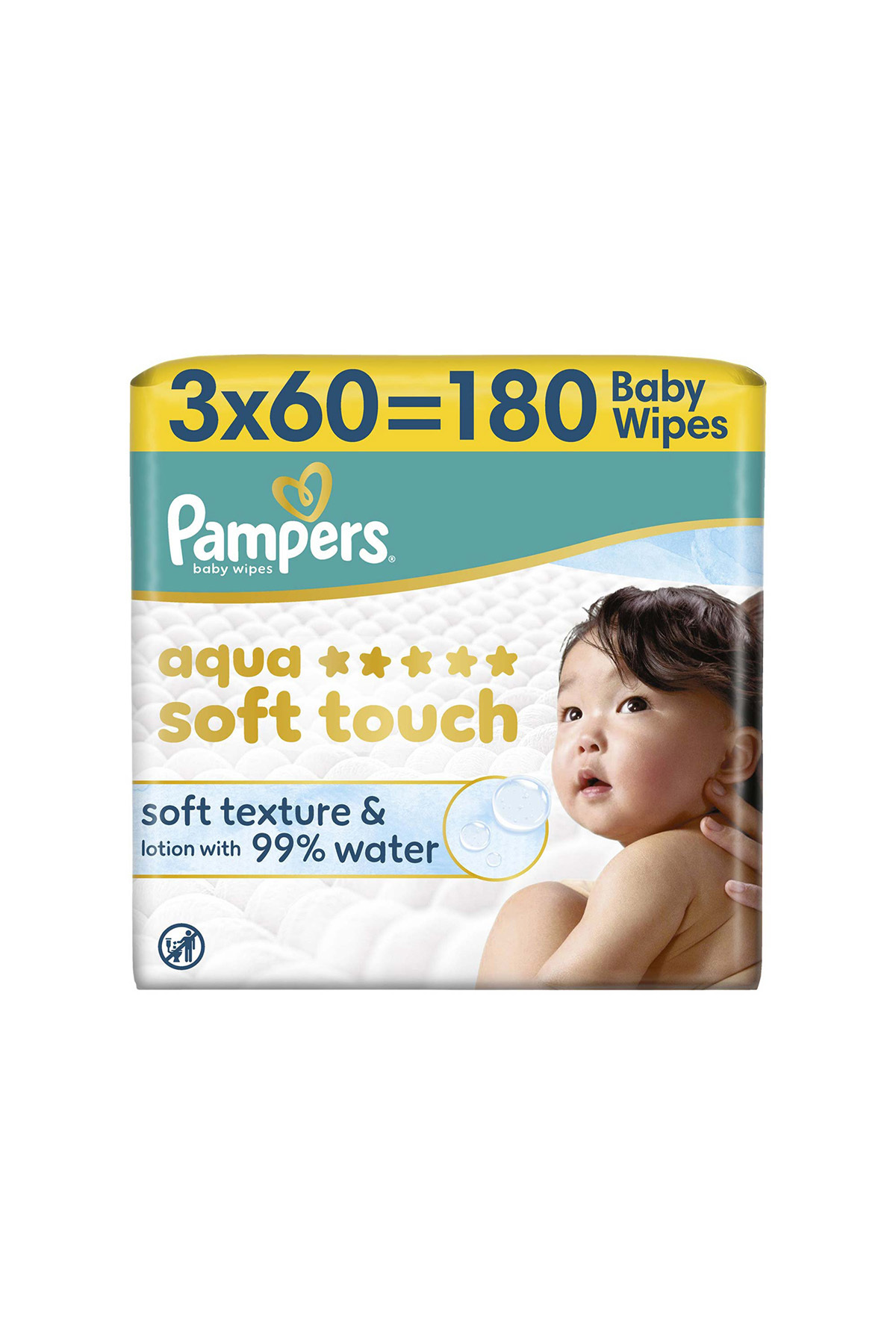 Prima Pampers Aqua Soft Touch Bebek Islak Havlu 3 Paket 180 Yaprak - Fiyatı, Yorumları