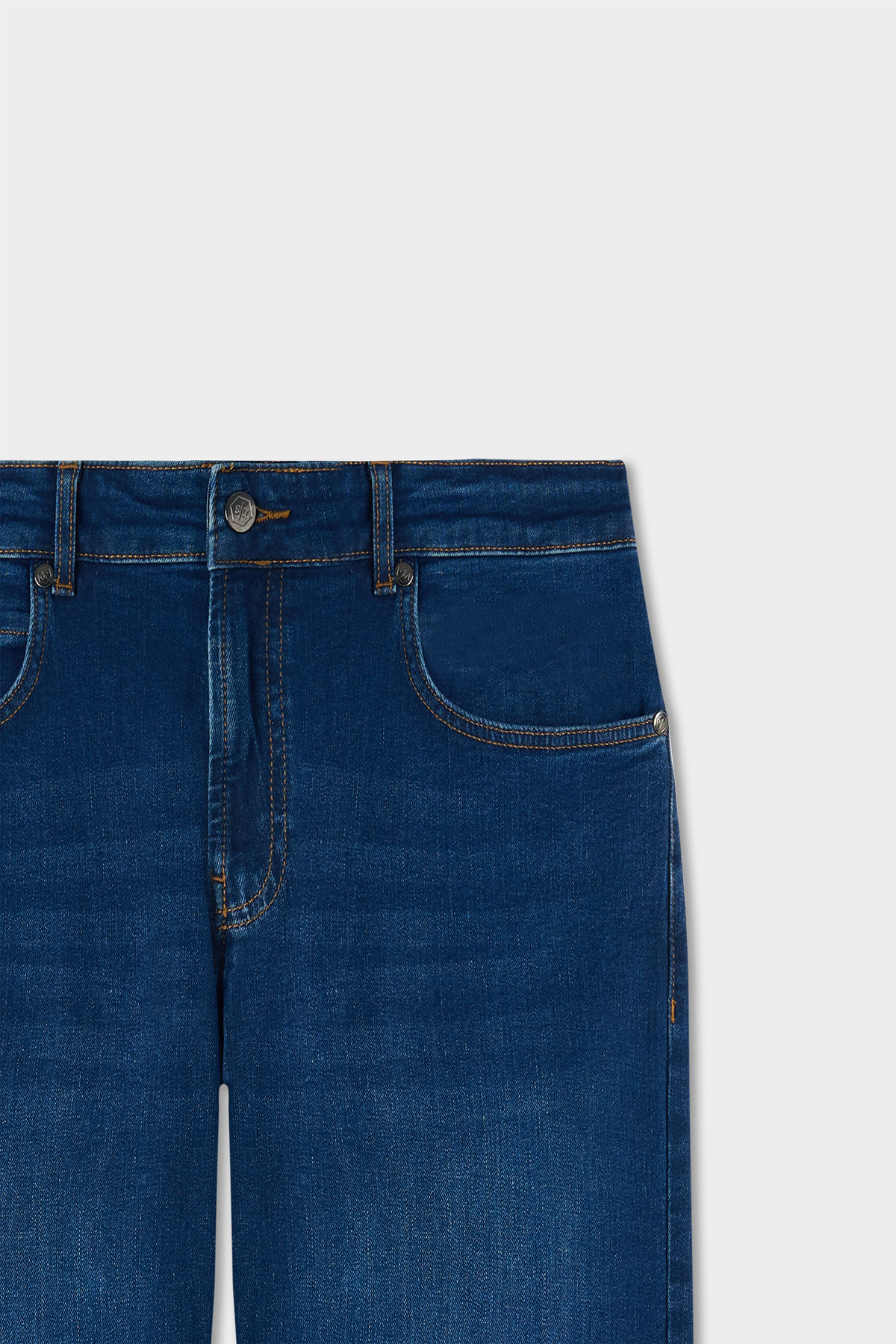 D'S Damat Ds Damat Slim Fit İndigo Pamuklu Denim Pantolon görsel 6
