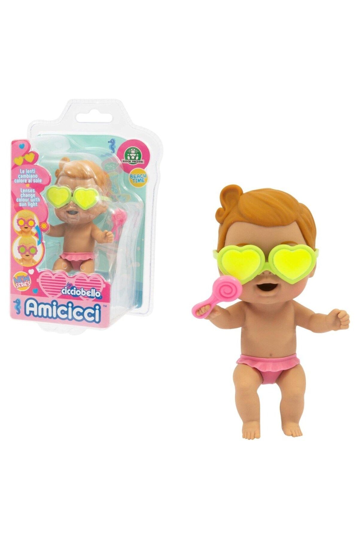 Cicciobello Amicicci Kız Bebek Plaj Zamanı Renk Değiştiren Kalp
