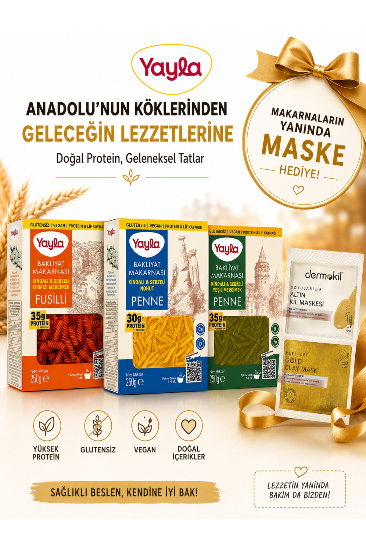 Yayla GLUTENSİZ VE PROTEİNLİ AİLE PAKETİ 3