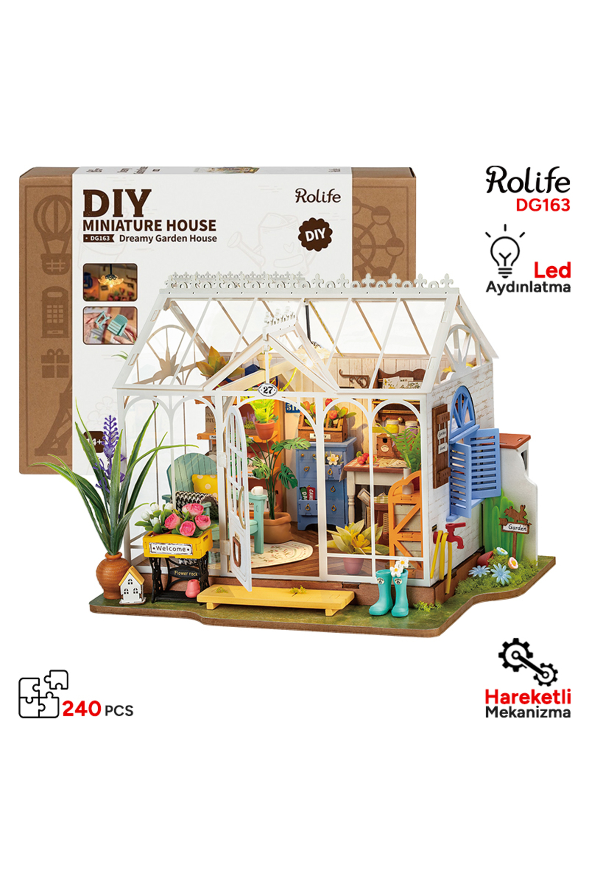 Rolife DG163 Rüya Gibi Bahçe Evi (Dreamy Garden House) DIY