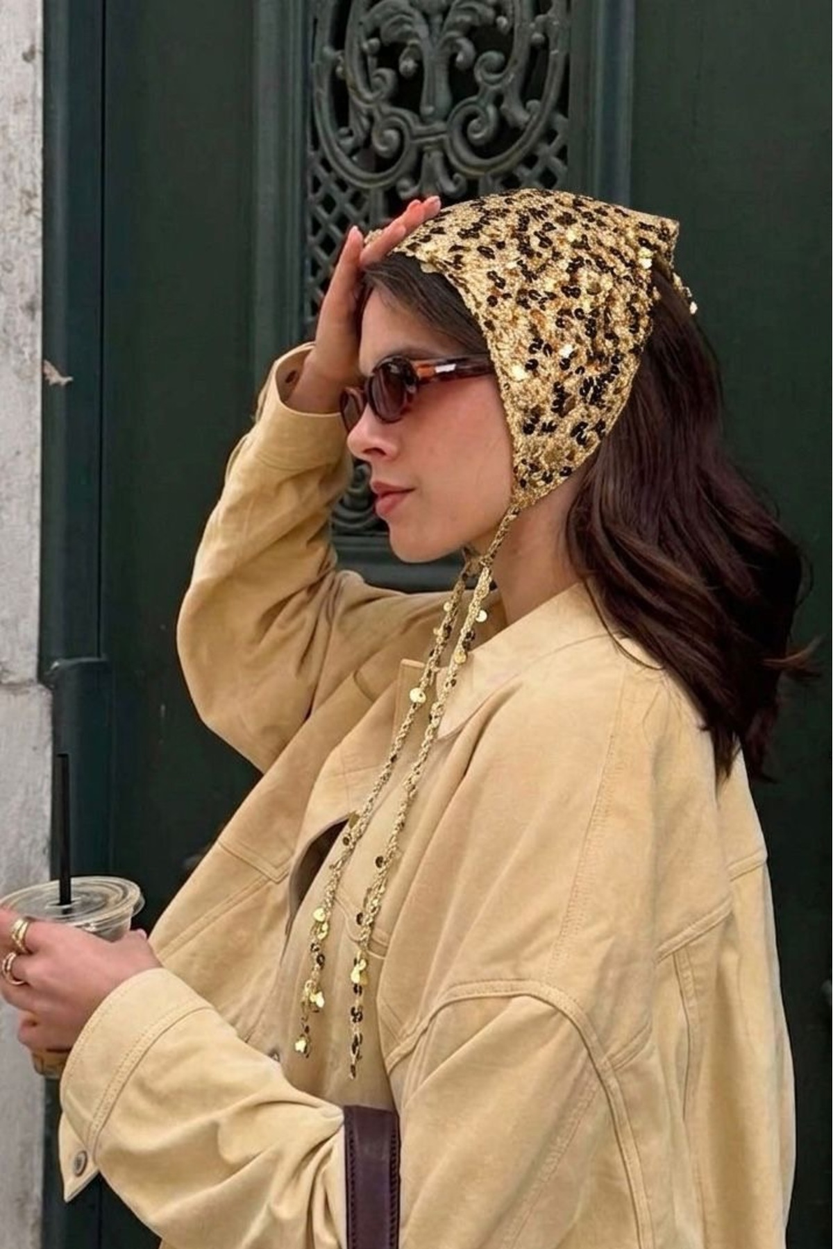 Hand Knitted Premium Drawstring Bandana