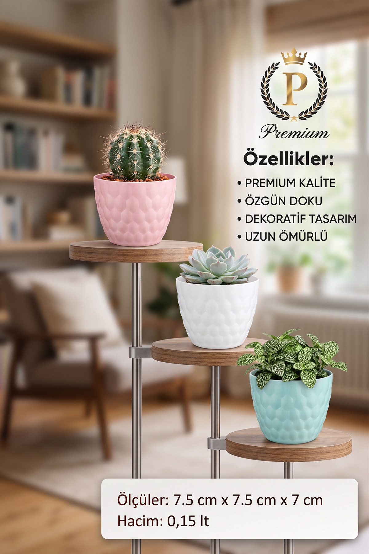Cone Round Pot (0.15 LT) (Aly-122) - 3 pcs