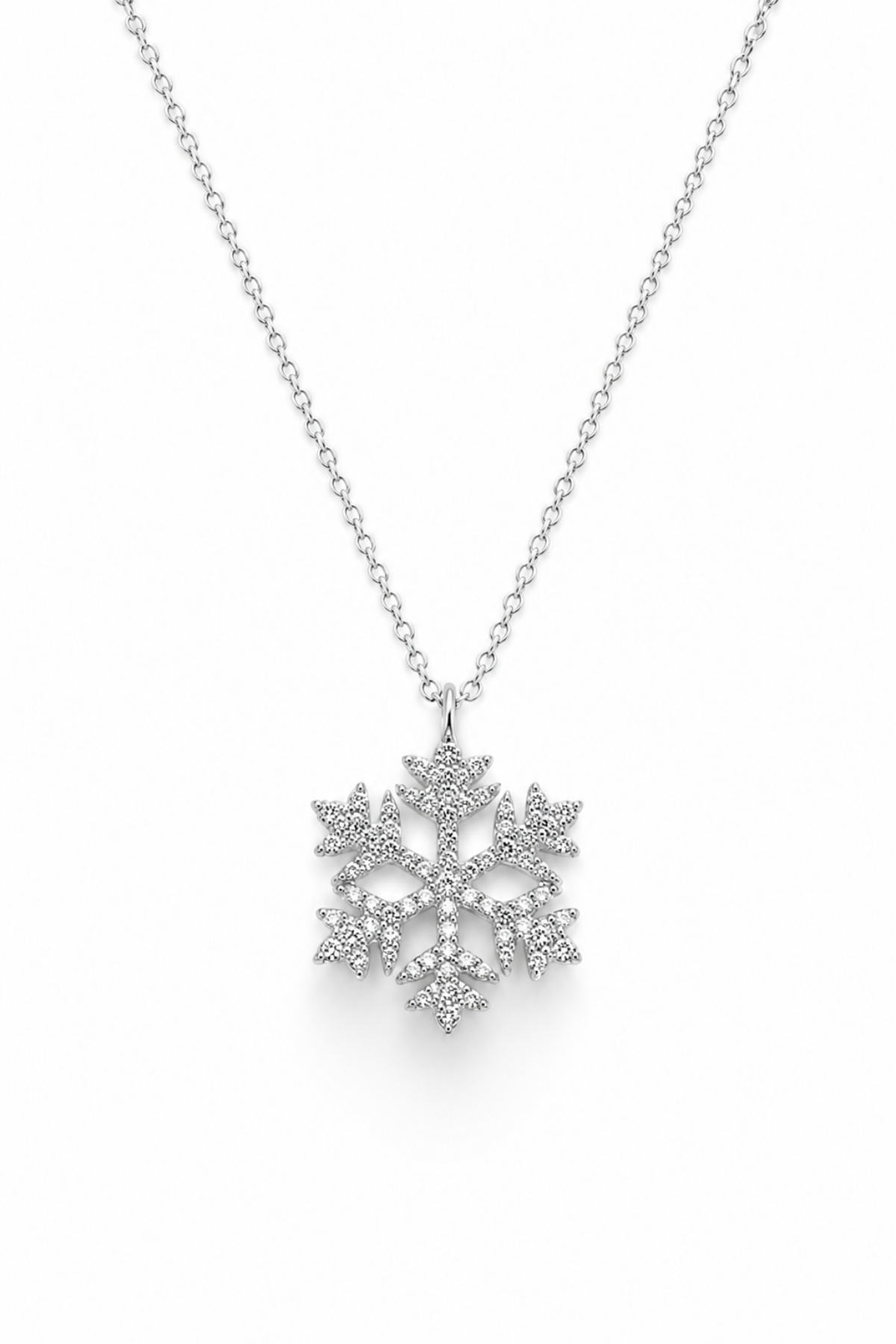 Women's Necklace with Special Box - Snowflake Stone Snowflake Women's Necklace