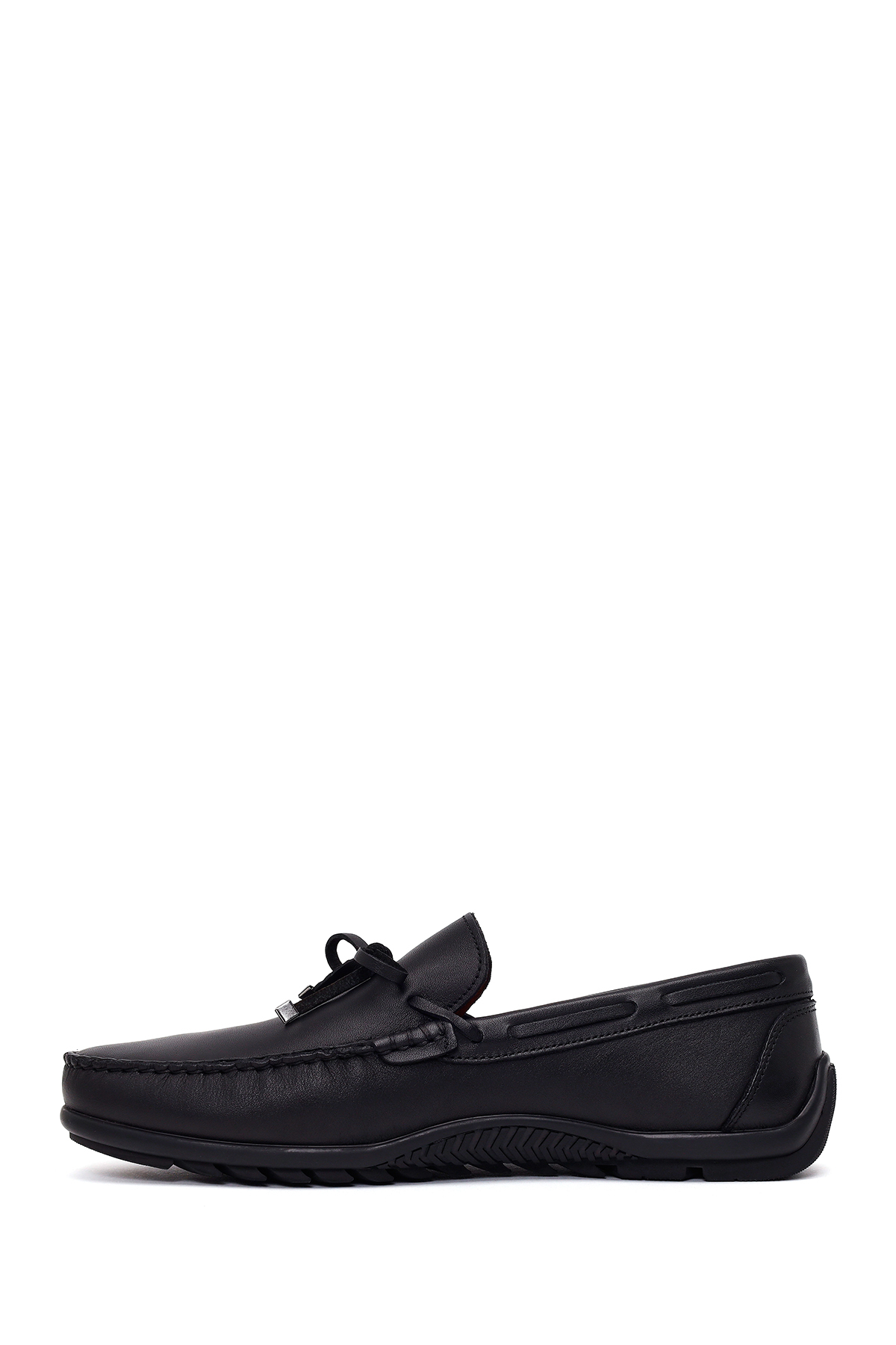 Derimod Erkek Siyah Deri Loafer 26SFD755618 görsel 4