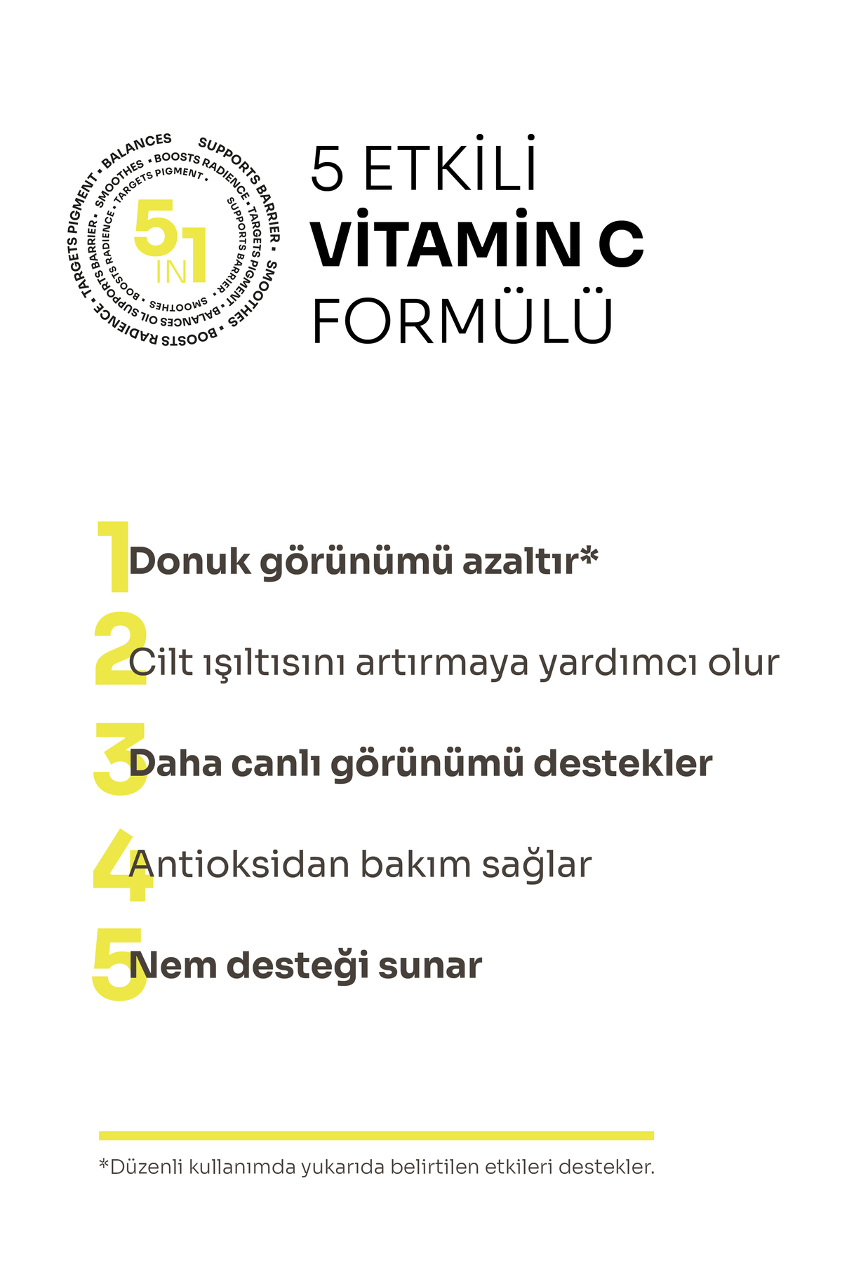 C Vitamini Aydınlatıcı Serum | Alpha Arbutin ve Postbiyotik İçeren Parlaklık Bakımı | 30 ml — BRIGHTENING-SERUM — تصویر 2 از 7