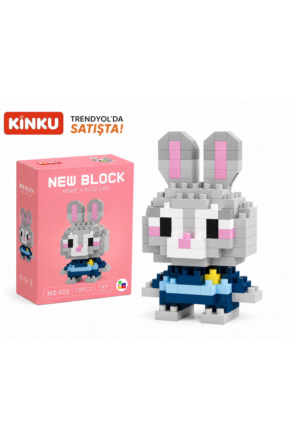 Boxed Block-Puzzle- Puzzle-3D Intelligence Enhancer -Mini Cute Figures Miniature