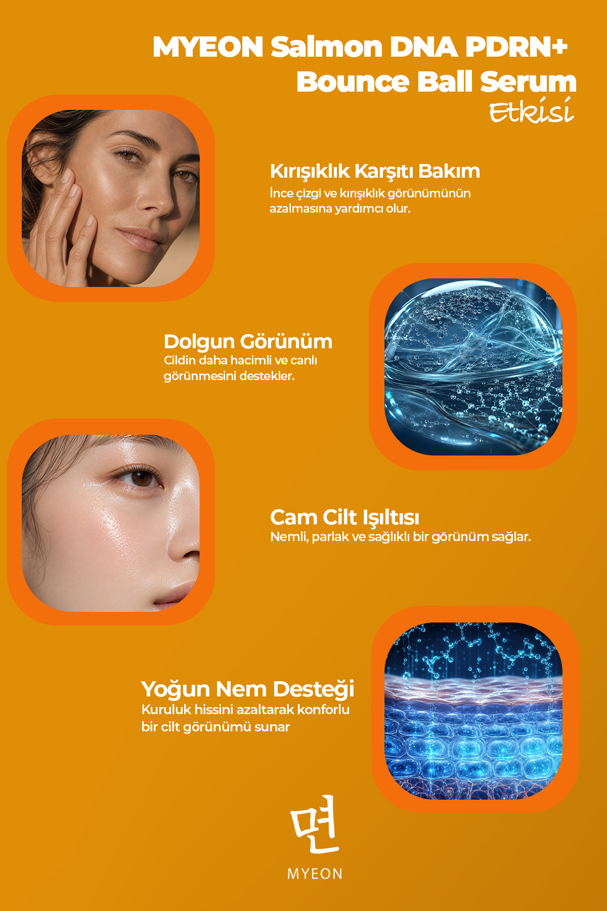 Somon DNA PDRN+ Bounce Ball Serum 30 ml – Çift Fazlı Cilt Gençleştirme & Lifting Etkili Serum — PDRN01 — تصویر 5 از 8
