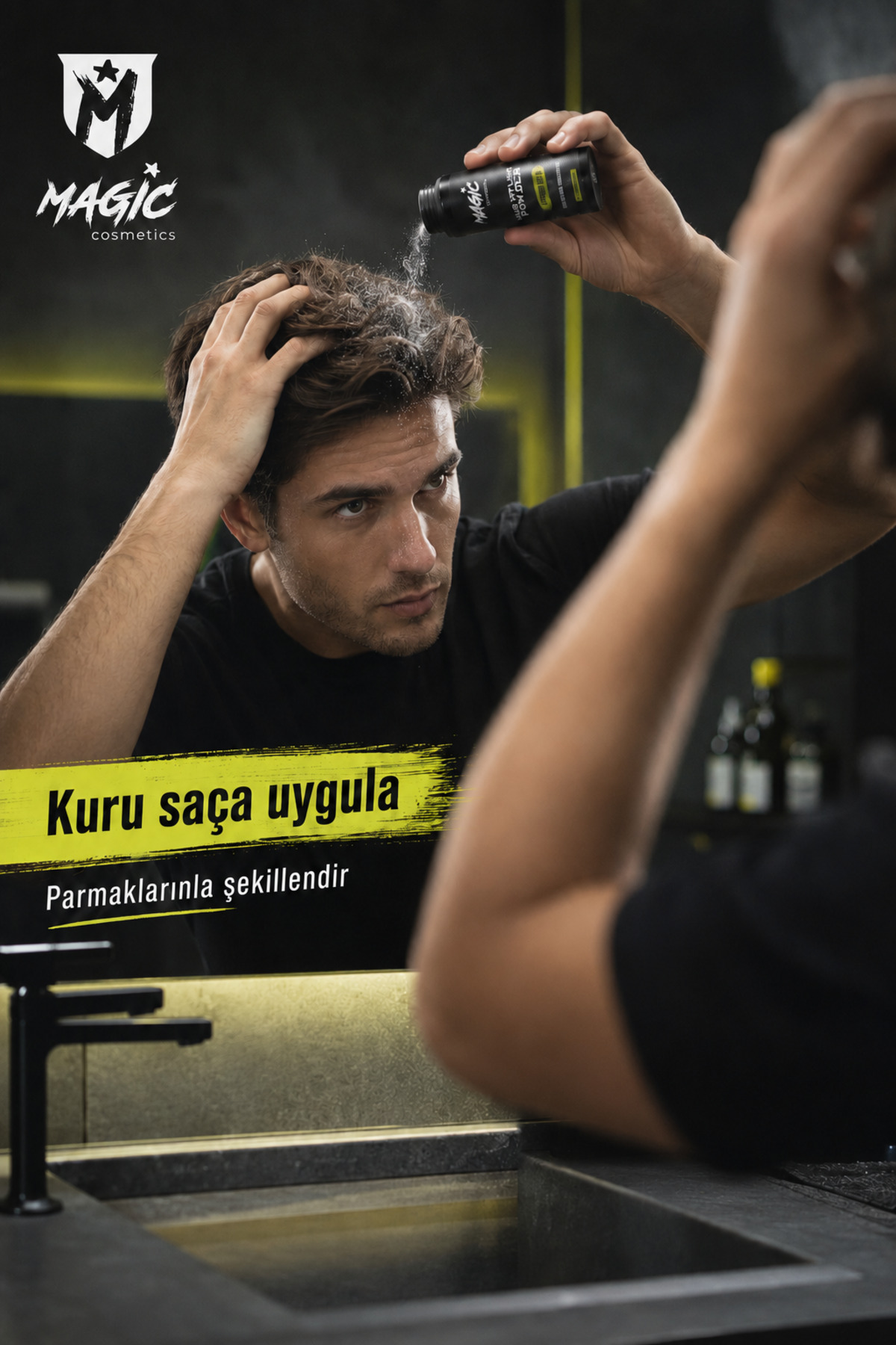 Şekillendirici Saç Pudrası Toz Wax 20g | Güçlü Tutuş Hacim Veren Matlaştırıcı Pudra Wax Powder Wax — Magic Powder — تصویر 3 از 8