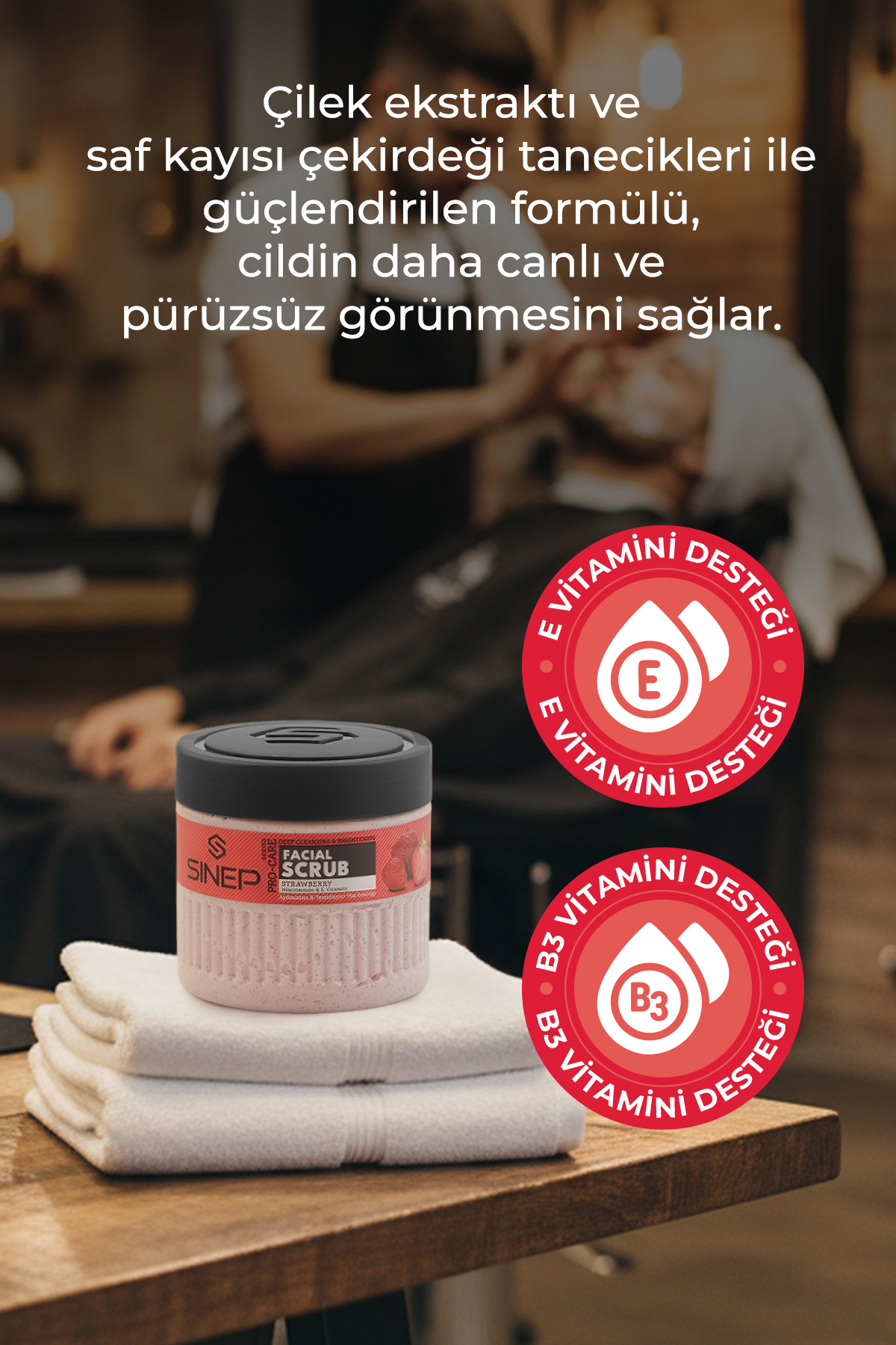 Aydınlatıcı & Temizleyici Yüz Peelingi Çilek 400 ml — KB.VBU.0018.21304 — تصویر 4 از 5