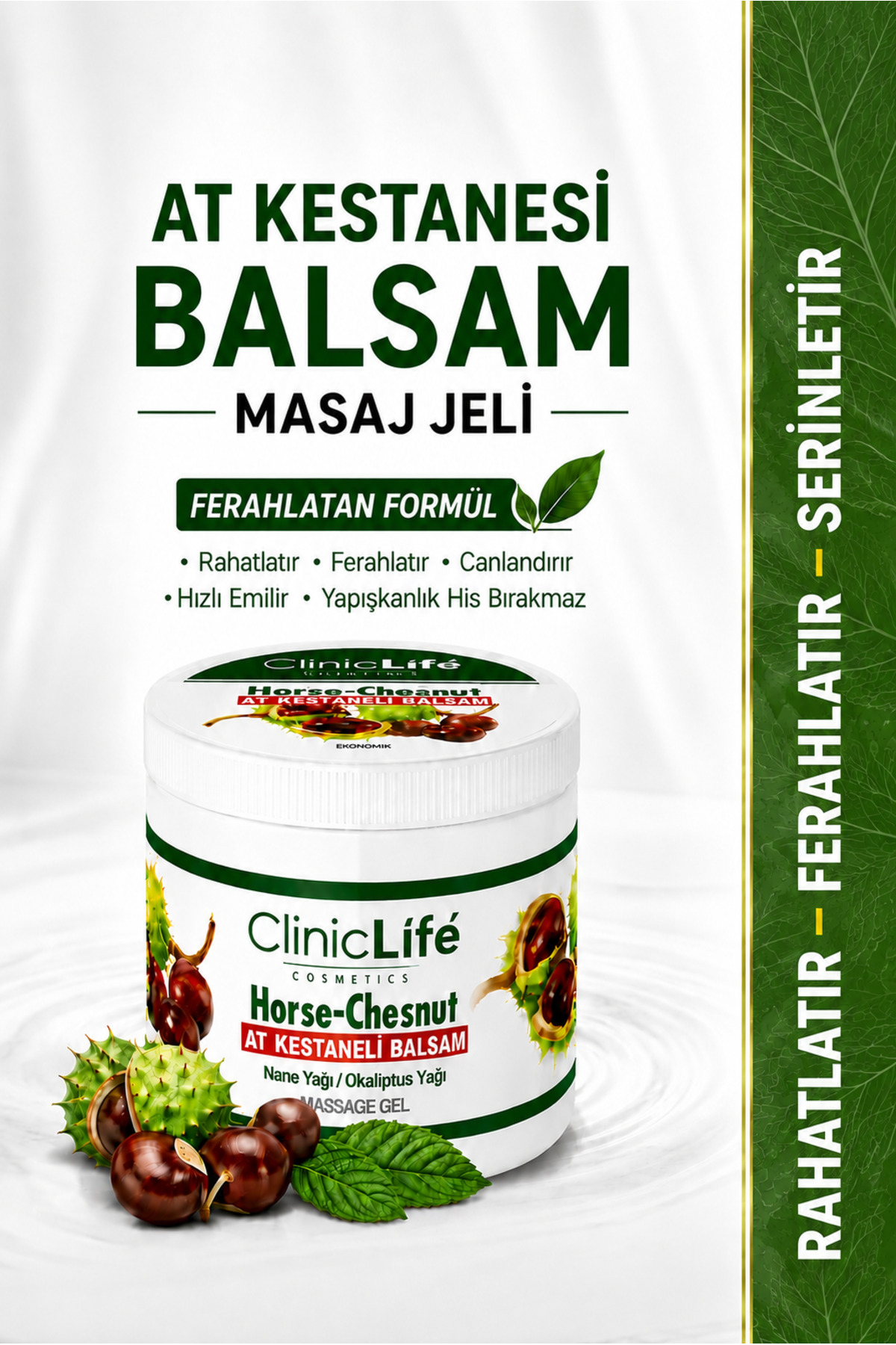 cliniclife At Kestanesi Masaj Jeli Balsam 500ml - Fiyatı, Yorumları