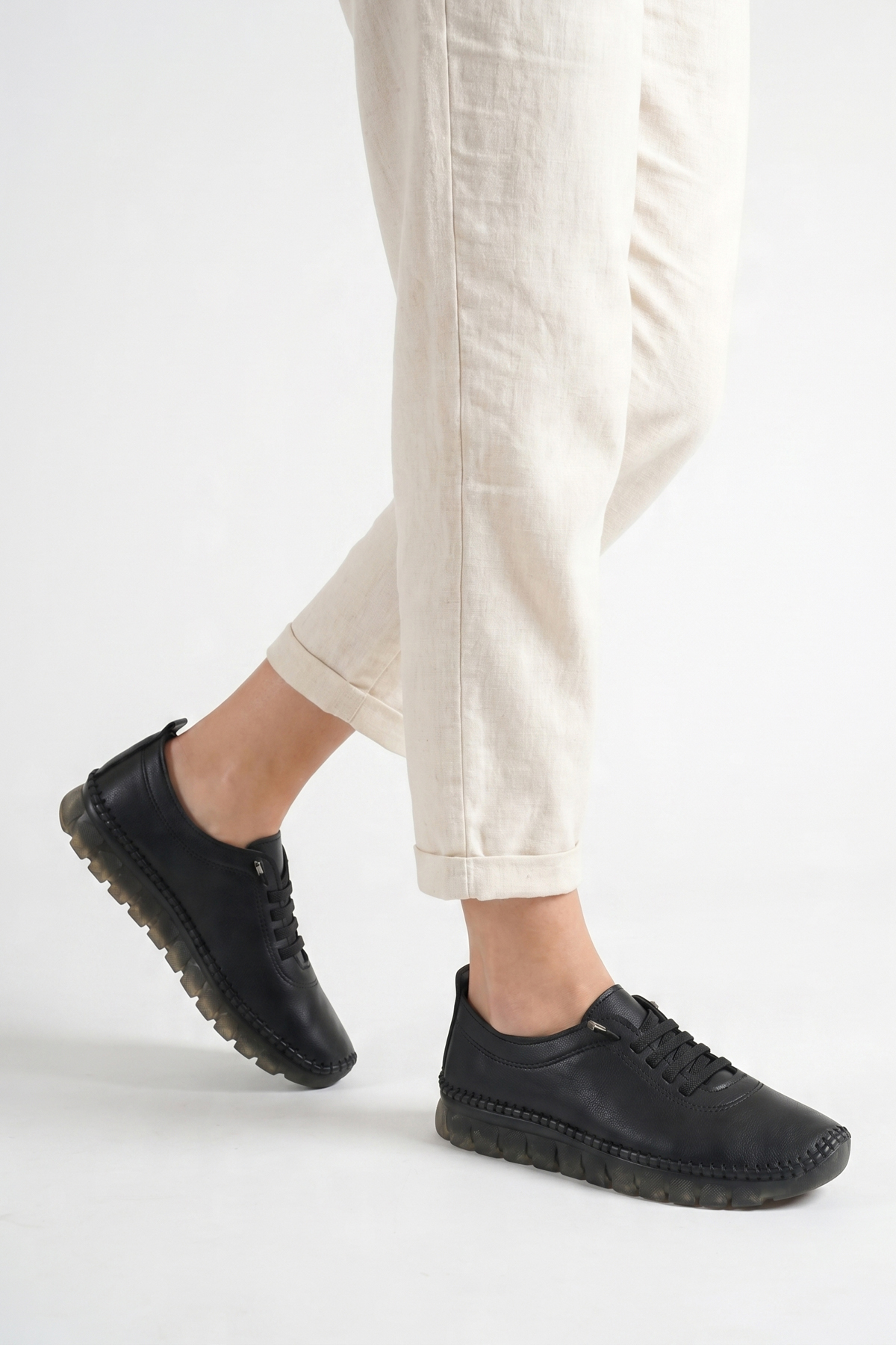 SH SİLVER MODA Kadın Ortopedik günlük yumuşak Casual Ayakkabı görsel 3