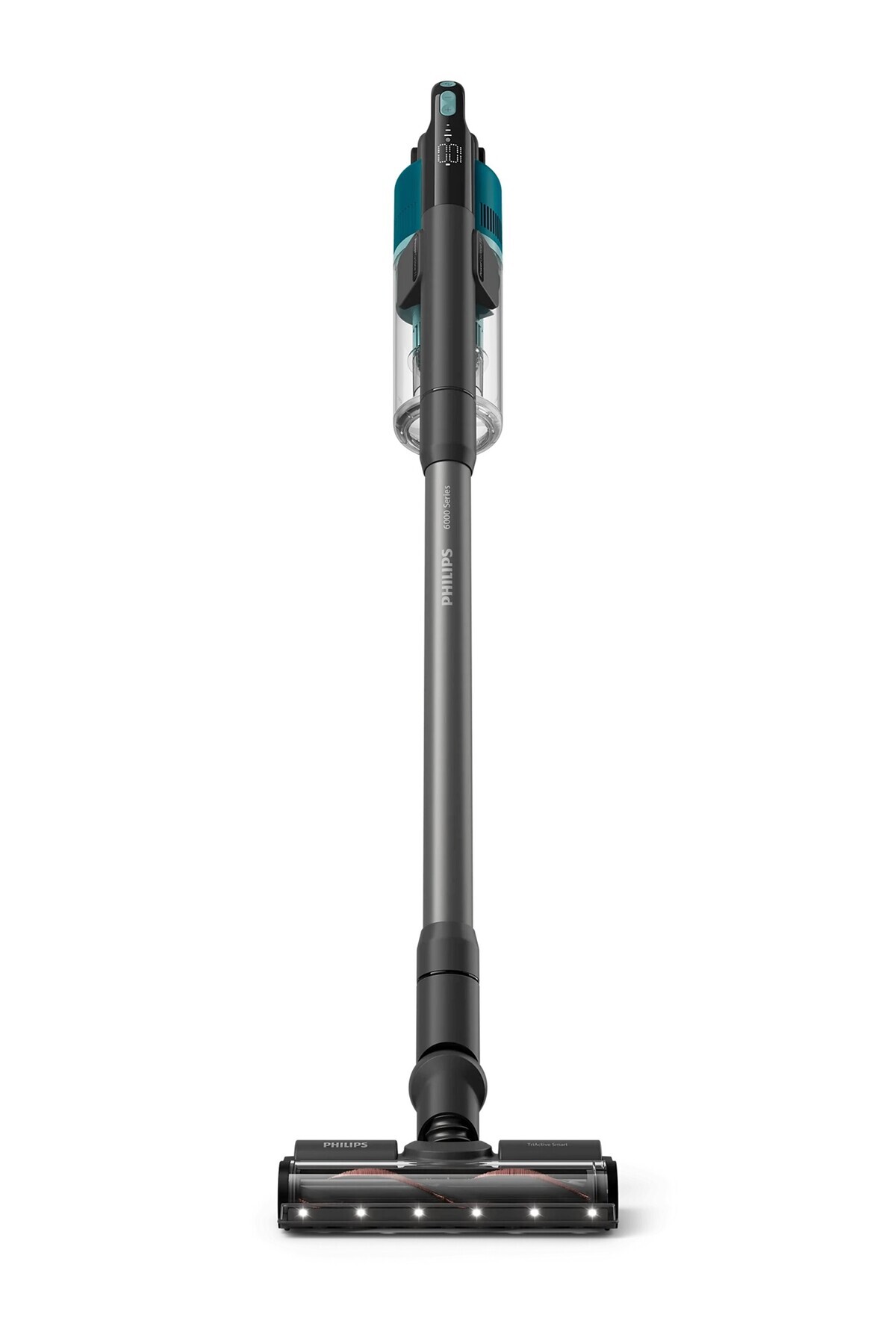 جاروبرقی بی‌سیم 6000 سری، 25.2 ولت، PowerCyclone 11، سری TriActive LED، مدل XC6451/10