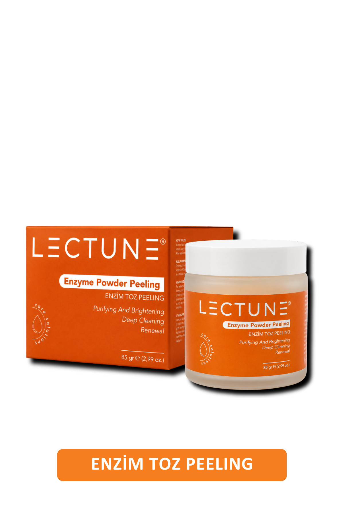 Enzim Toz Peeling Cilt Temizleyici | Arındırıcı Aydınlatıcı Aktif Tanecikli Yenileyici | 85 gr — LECPP108 — تصویر 3 از 7