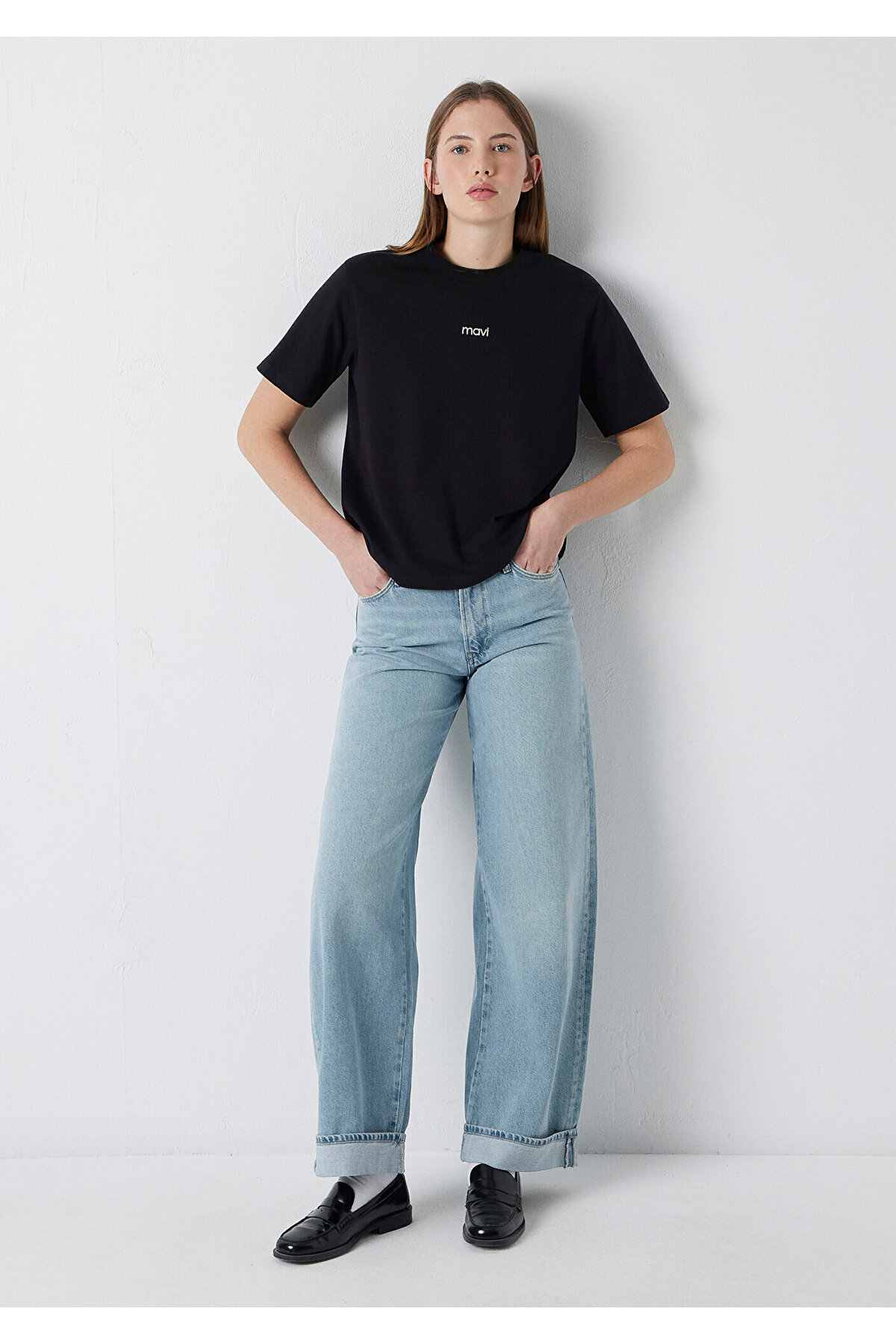 Logo Printed Black T-Shirt Regular Fit / Normal Cut1612829-900