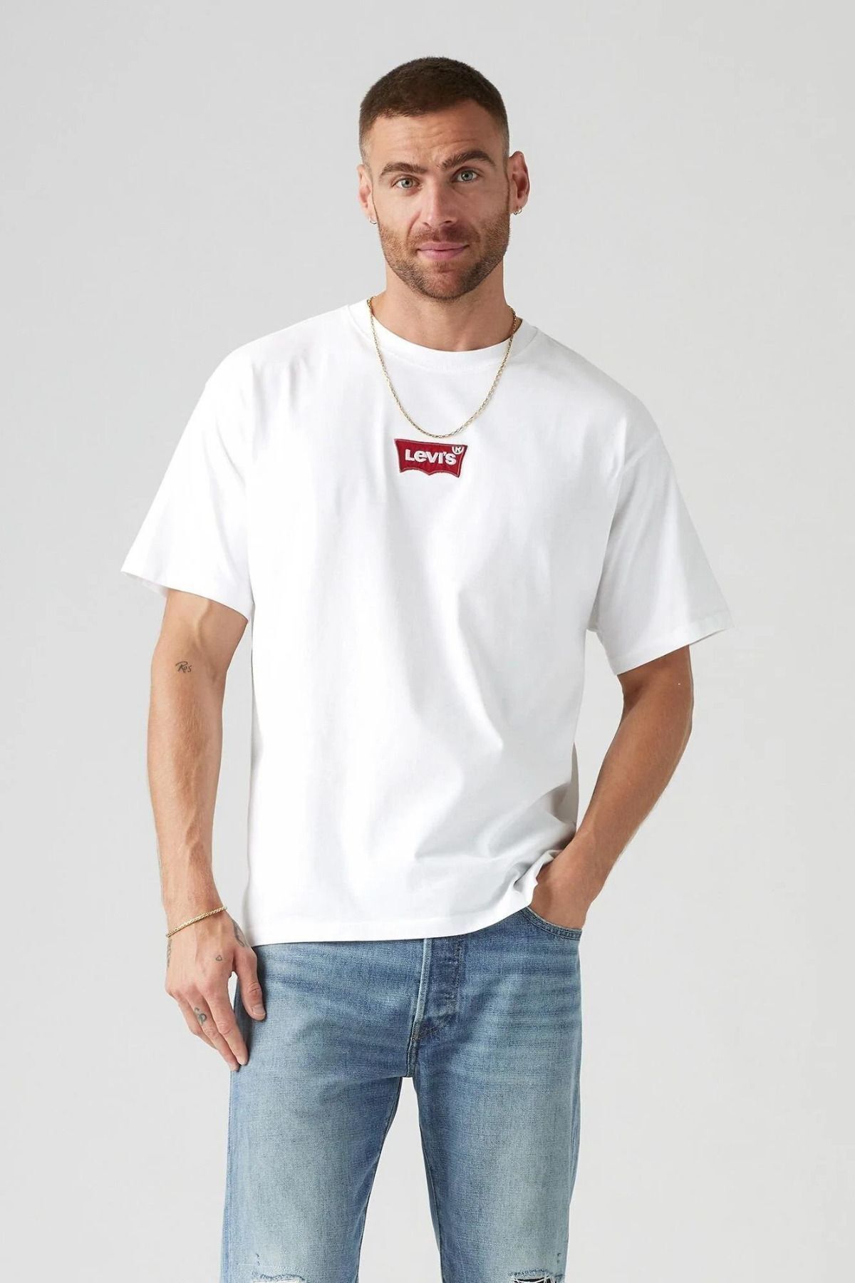 Levi's Men's White Vintage Fit Graphic T-Shirt - A9440-0002