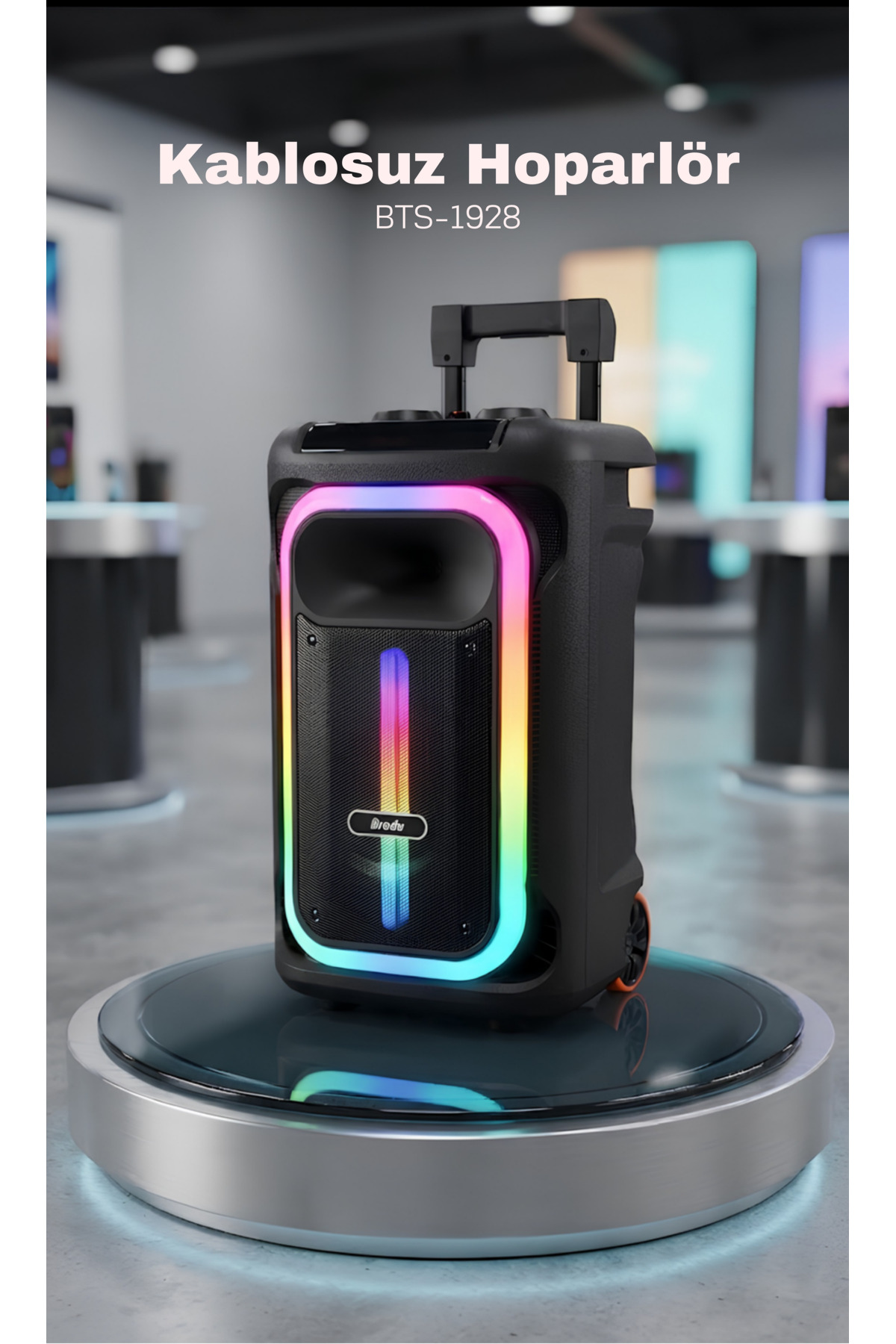 bts ナゴヤドーム Torima Bts-1928 Taşınabilir Rgb Ledli Bluetooth Hoparlör Usb-tf