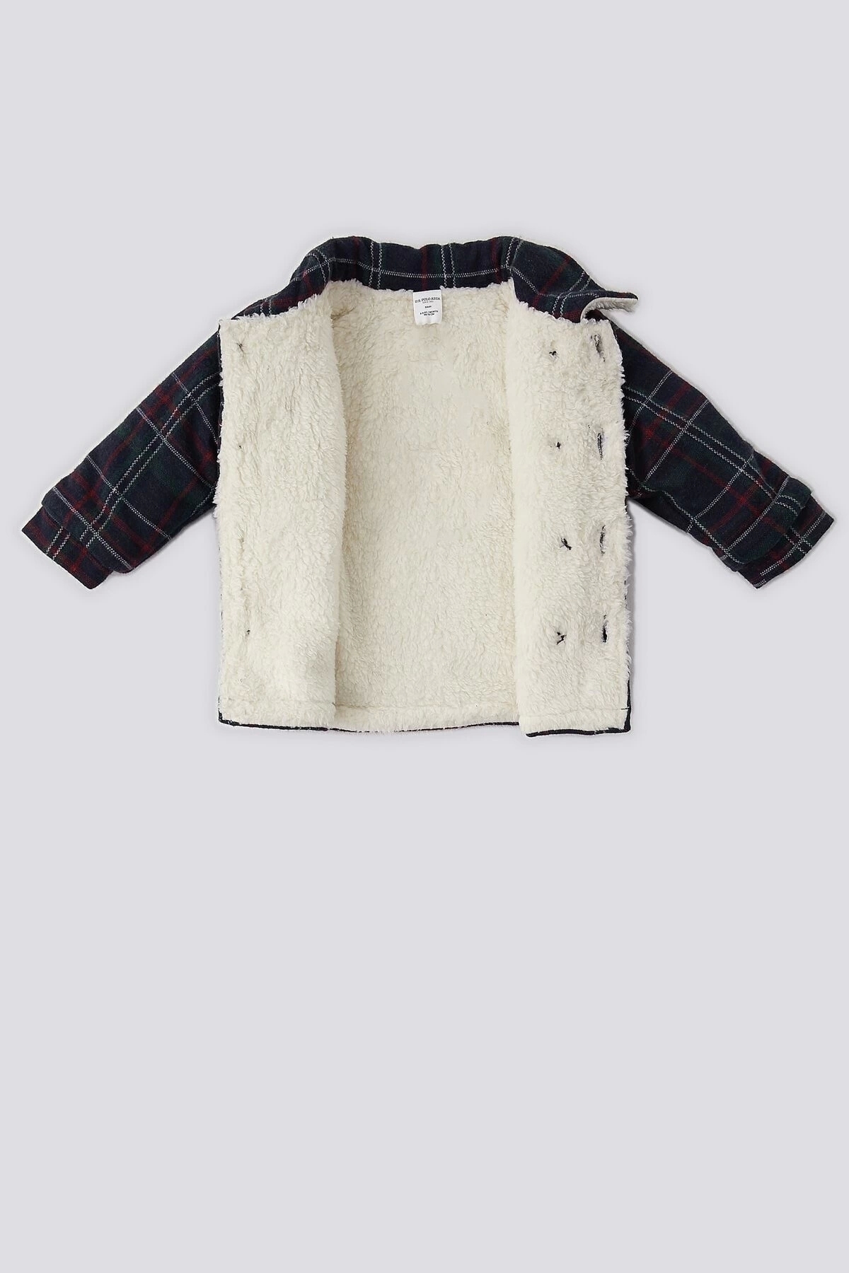 ست ۲ تکه نوزاد سرمه‌ای یقه‌پیراهنی دکمه‌دار U.S. Polo Assn — 4
