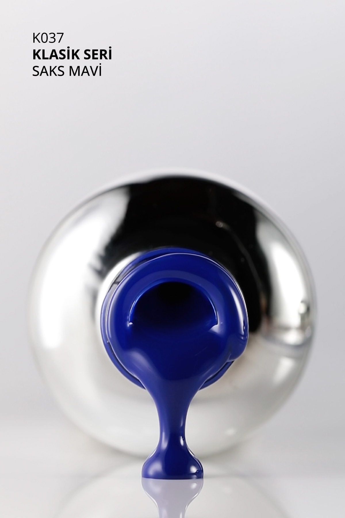 Kalıcı Oje K037,Saks Mavi, 10 ml — آبی 8860101A01S09K037 — تصویر 4 از 7