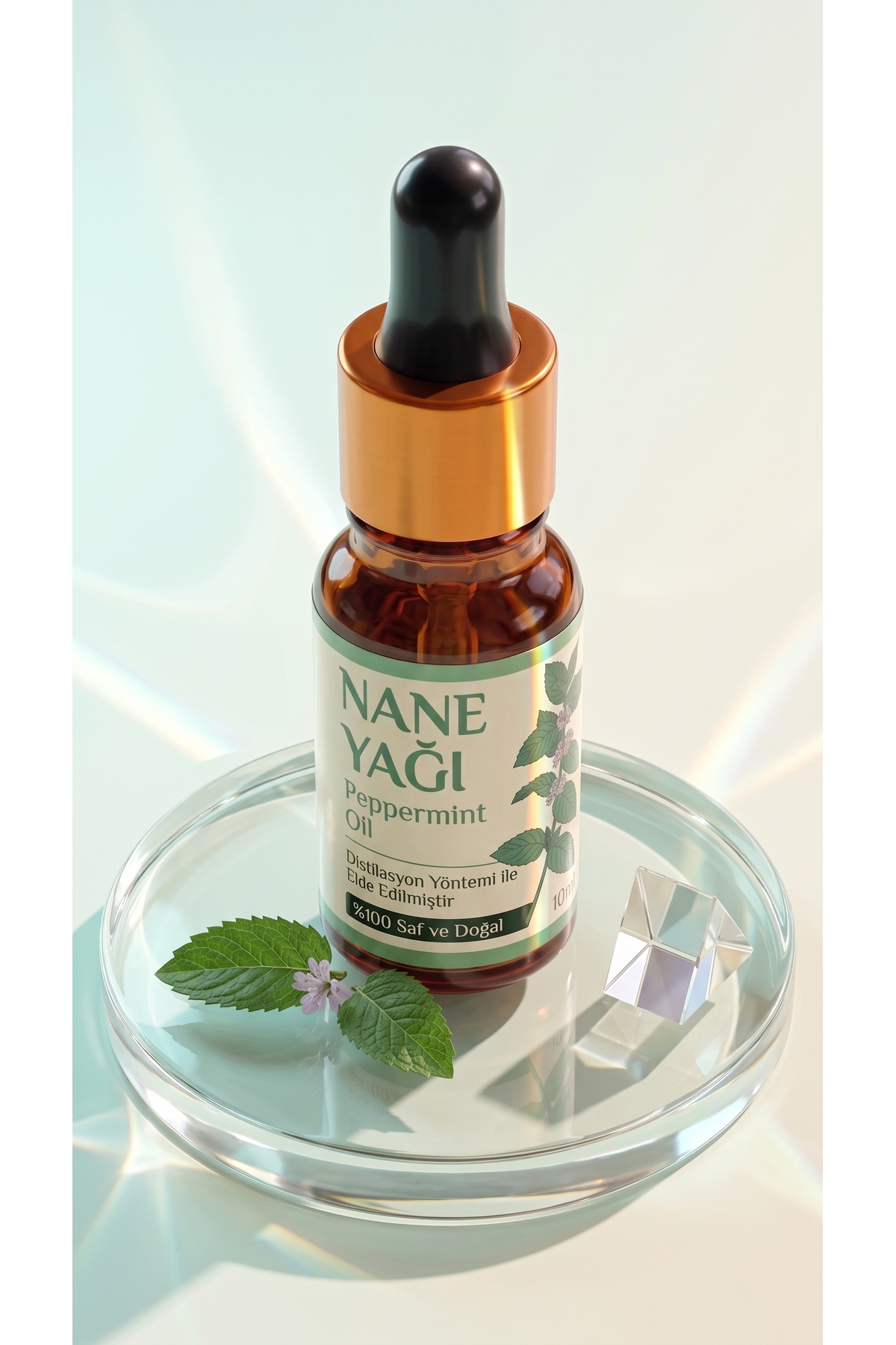 Nane Uçucu Yağı 10 ml / %100 Saf Ve Doğal / Peppermint Oil — A1-Nane-yag-10 — تصویر 7 از 8