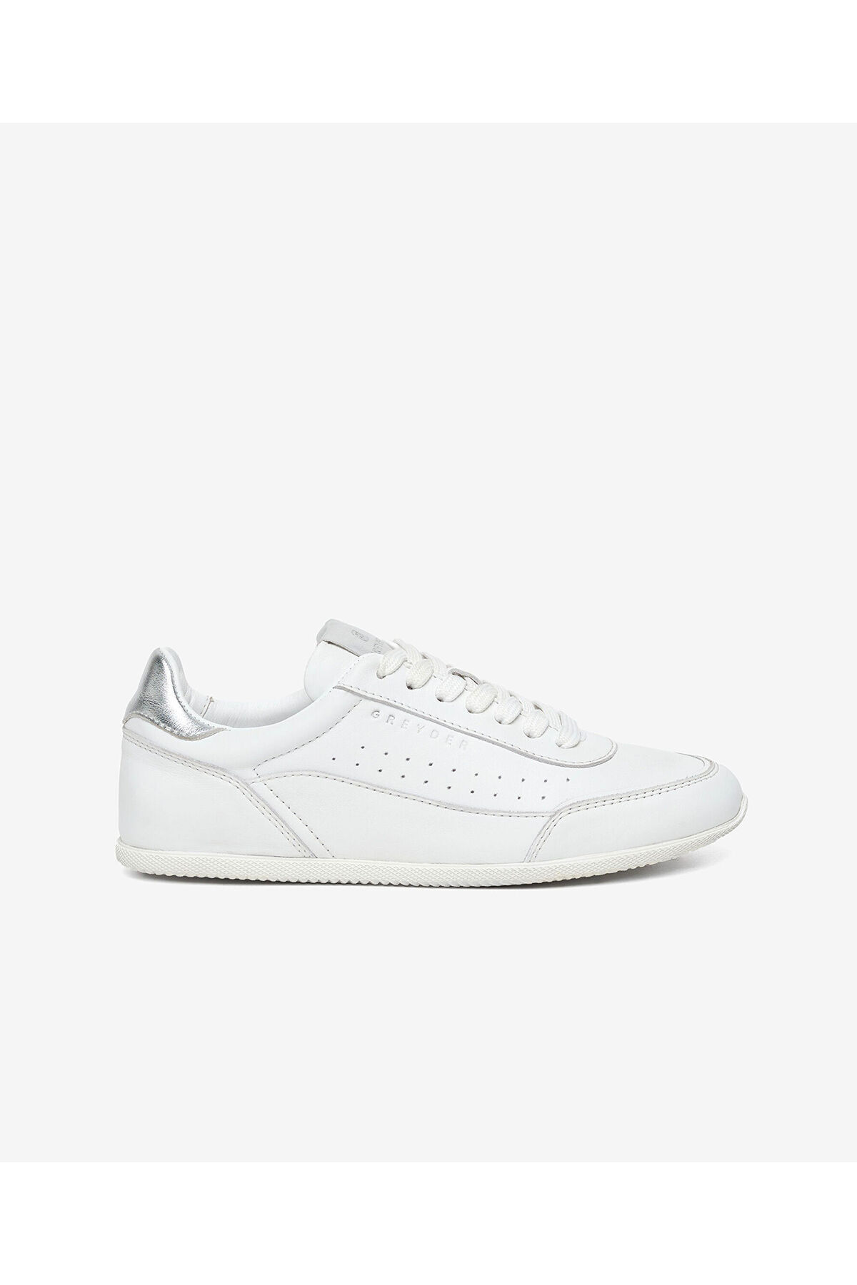 Kadın Beyaz Hakiki Deri Sneaker Ayakkabı 6Y2UA35610