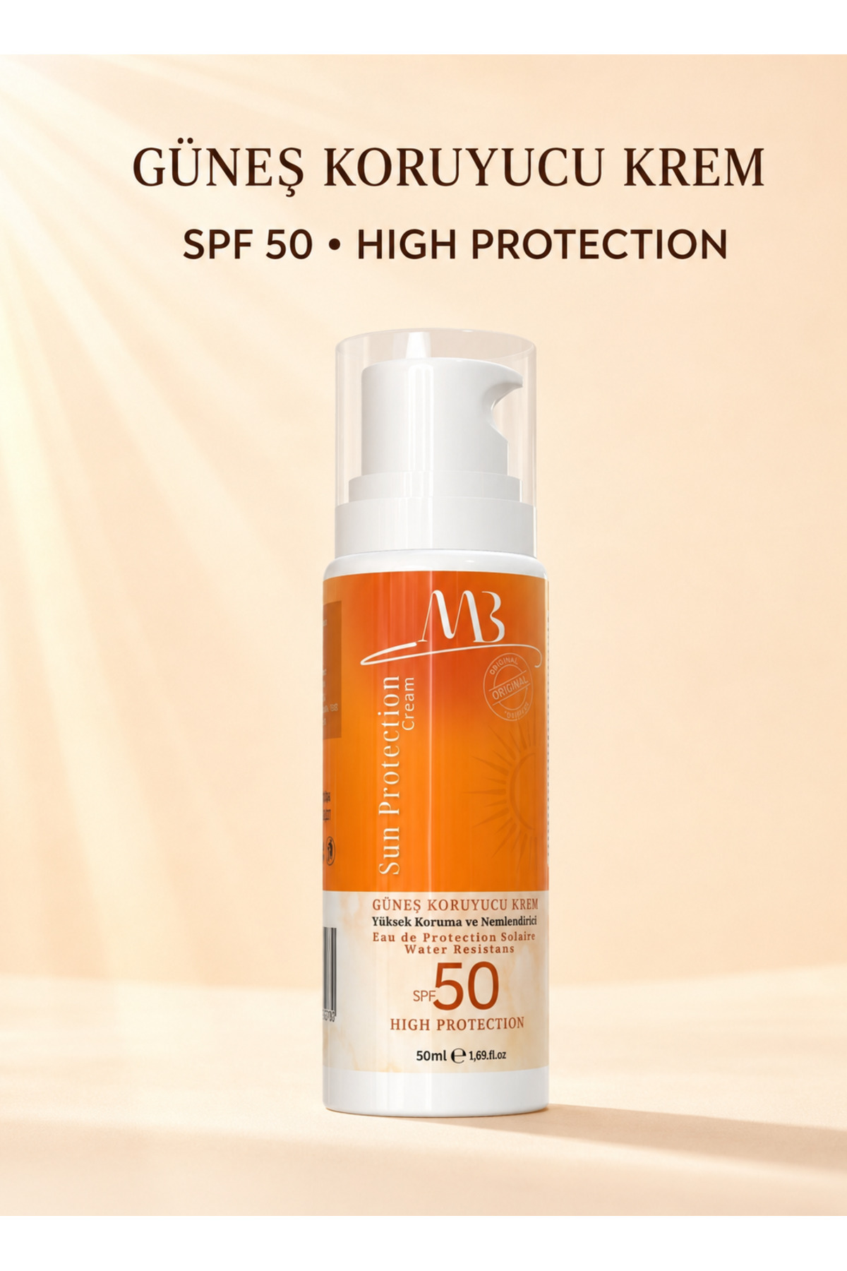 Minia Bahçe Bitki ve Sanat Atölyesi کرم ضد آفتاب با فاکتور بالا SPF 50، 50 میلی لیتر — gnş