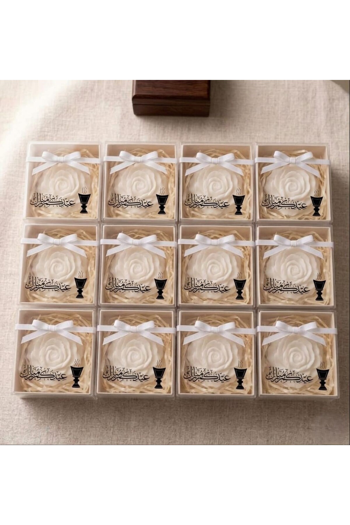 Eid gifts, scented candle designed in the shape of...