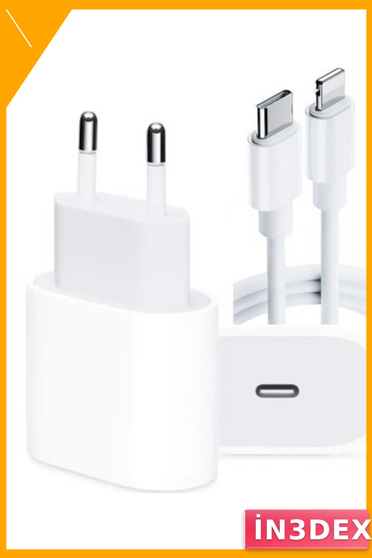 20W PD Hızlı Şarj Adaptörü iPhone 14 13 12 11 Pro Max Lightning