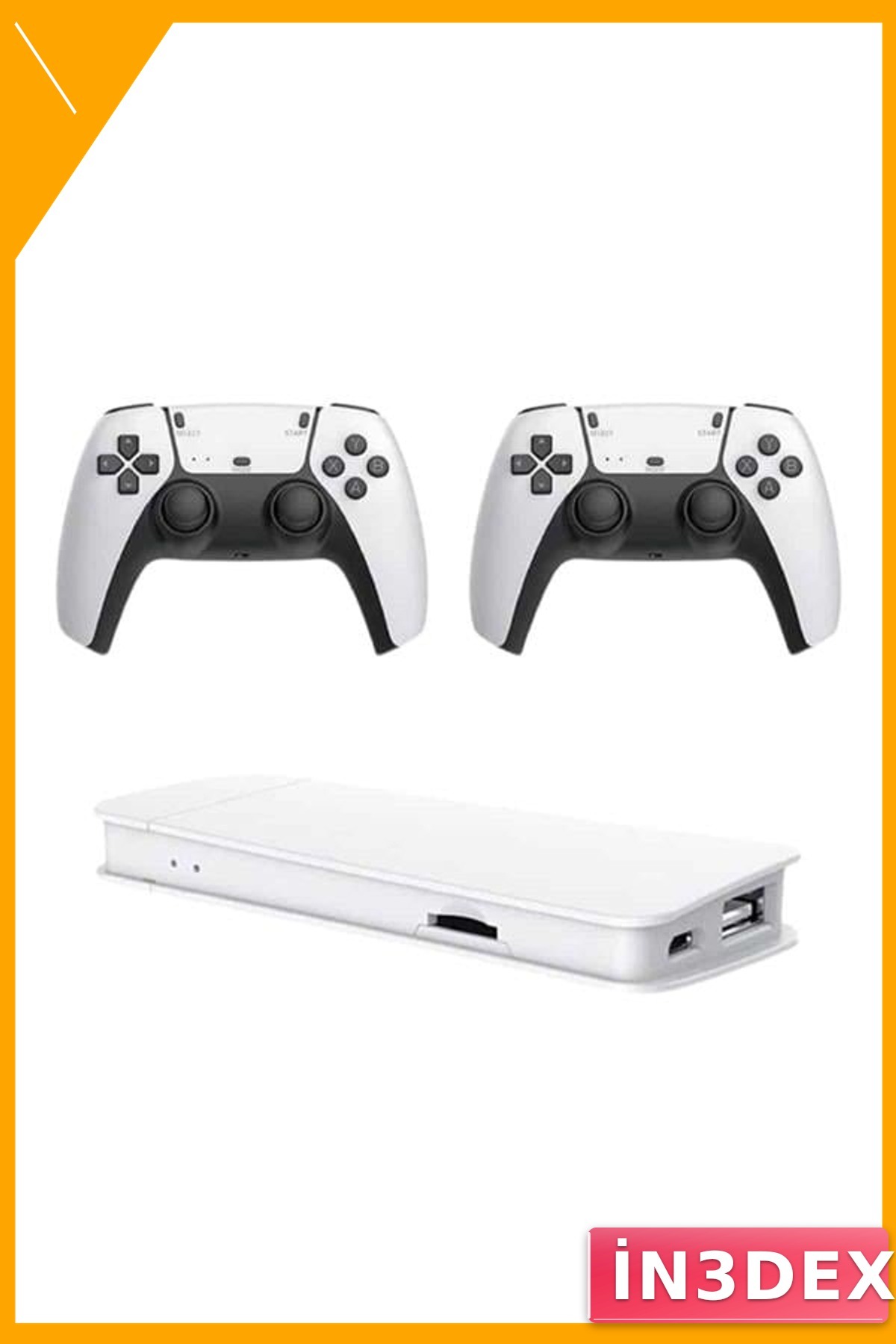 4K Ultra HD Retro Oyun Konsolu 2.4 GHz Çift Kablosuz Game Stick