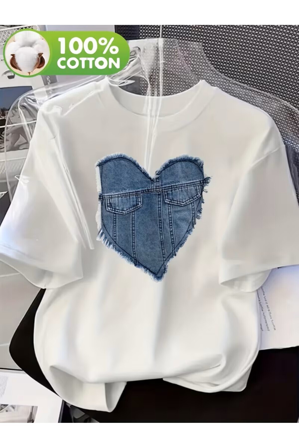 yombaa Tricou imprimat. Tricou casual cu mânecă scurtă pentru vară și primăvară