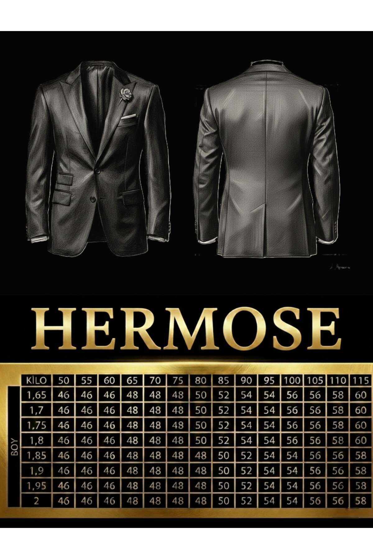 HERMOSE Signature | Krem Rengi Yelekli Takım Elbise görsel 7